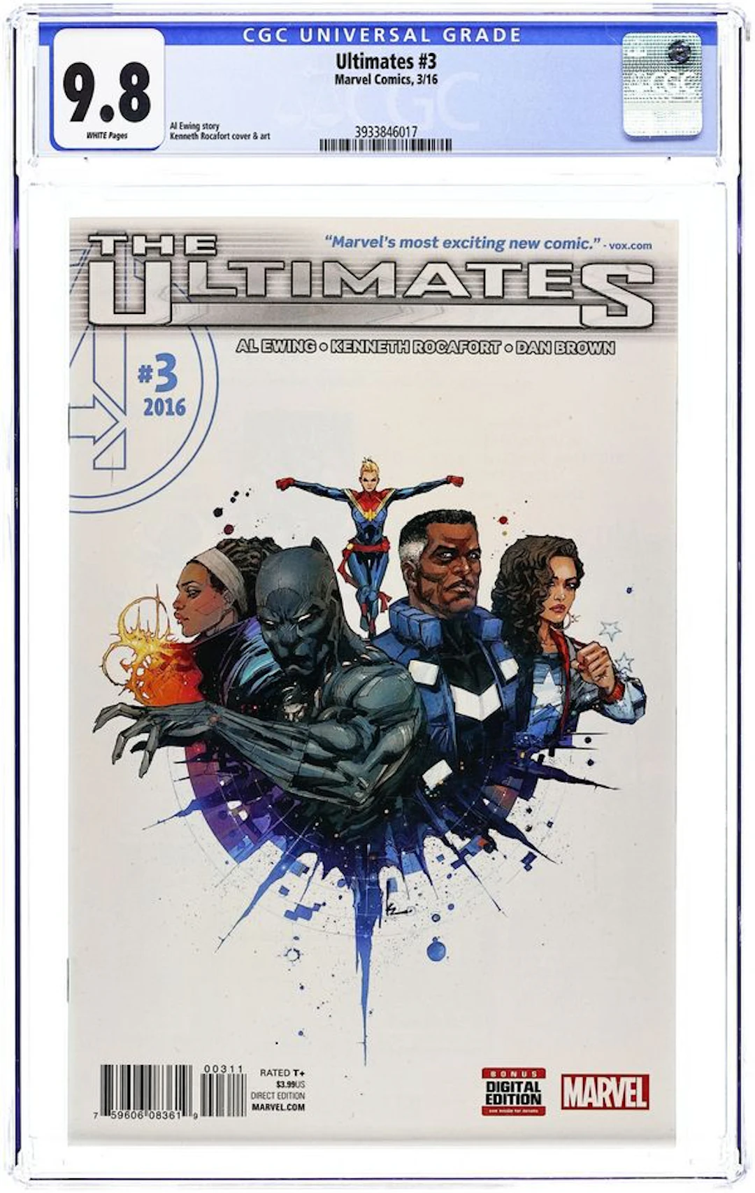 Ultimates (2015 Marvel) 3A CGC 9.8