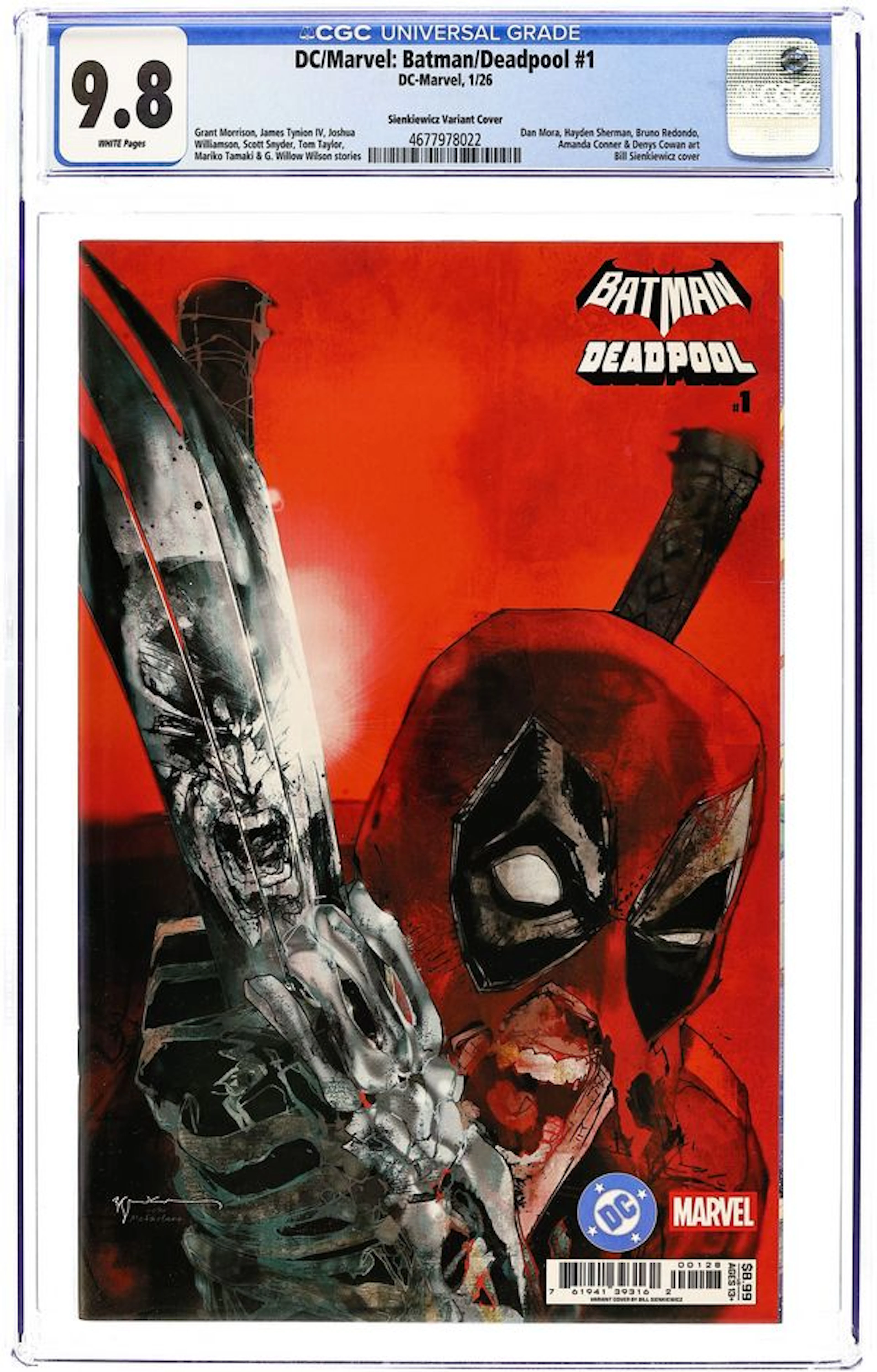 DC Marvel Batman Deadpool (2025 DC) 1Q CGC 9.8