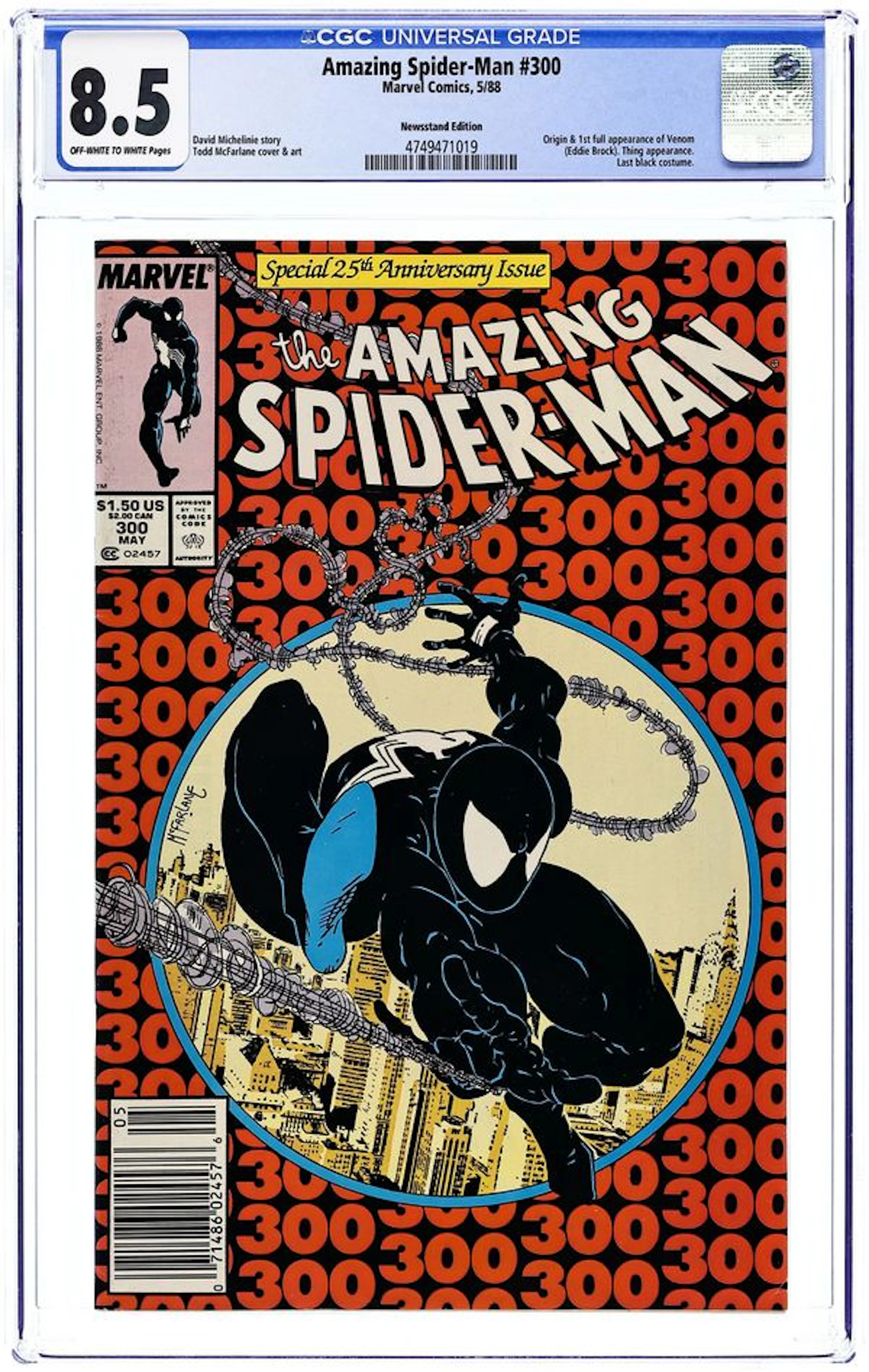 Amazing Spider-Man (1963 1st Series) 300N CGC 8.5