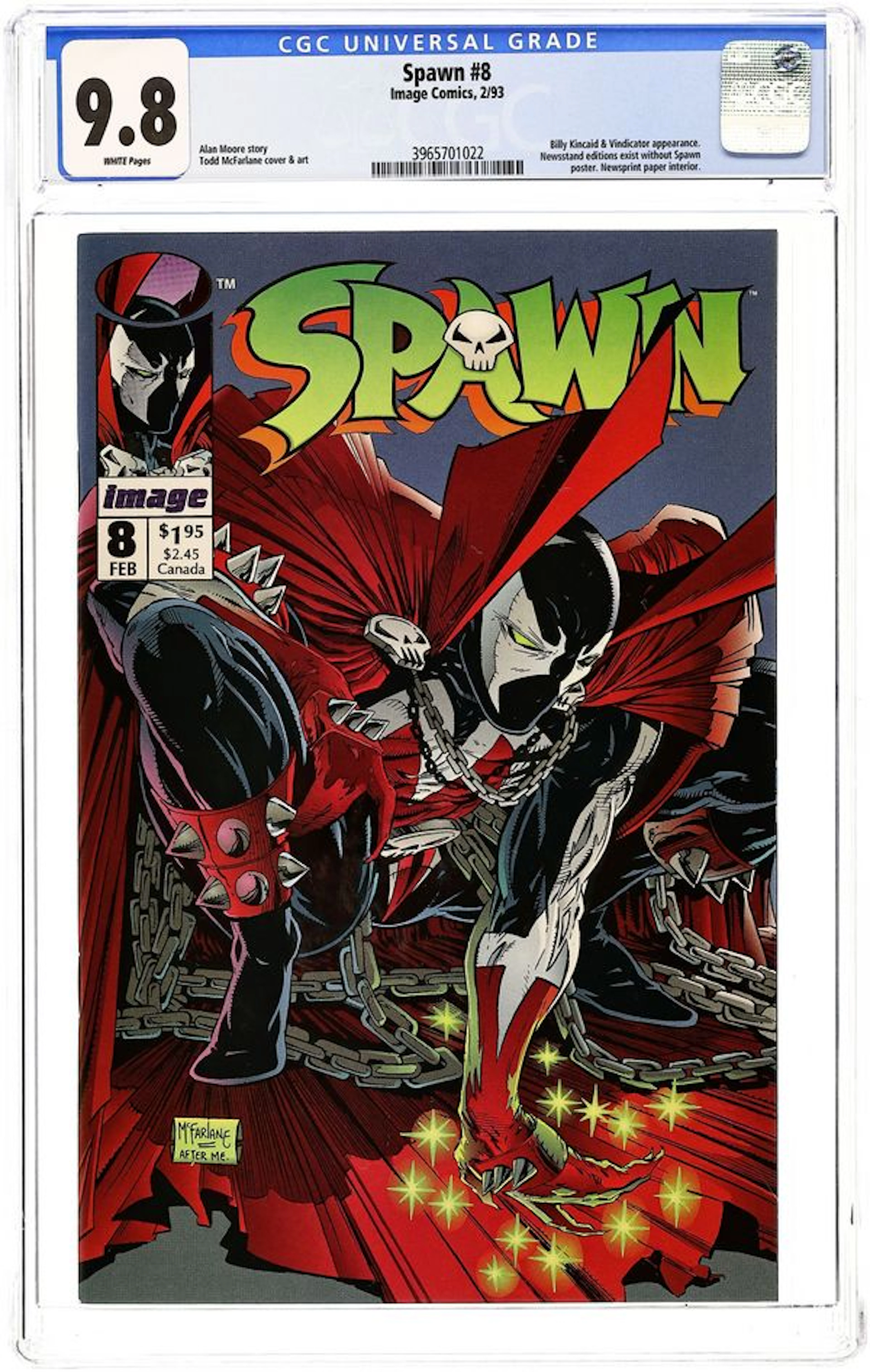Spawn (1992 Image) 8D CGC 9.8