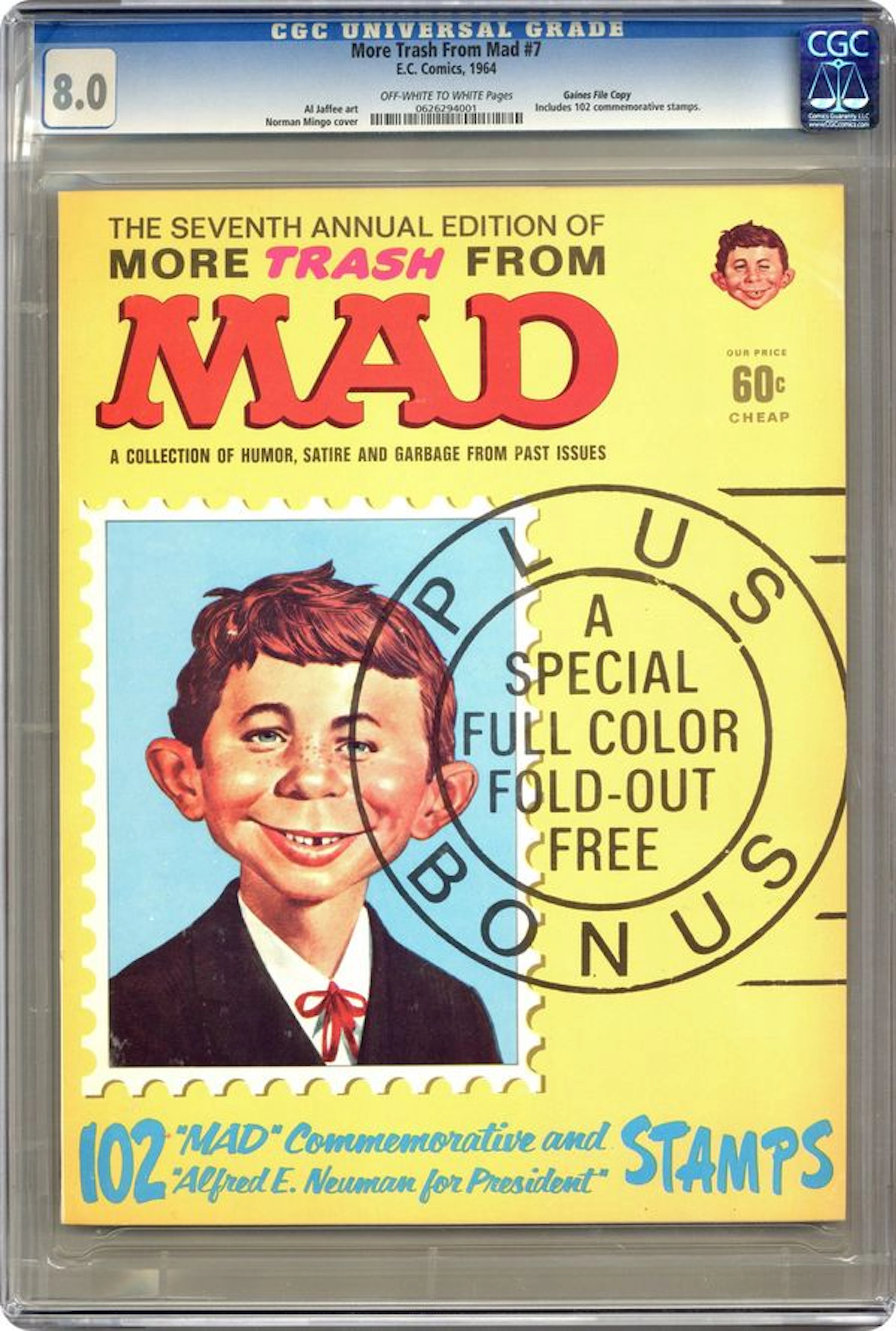More Trash from Mad (1958) 7A CGC 8.0