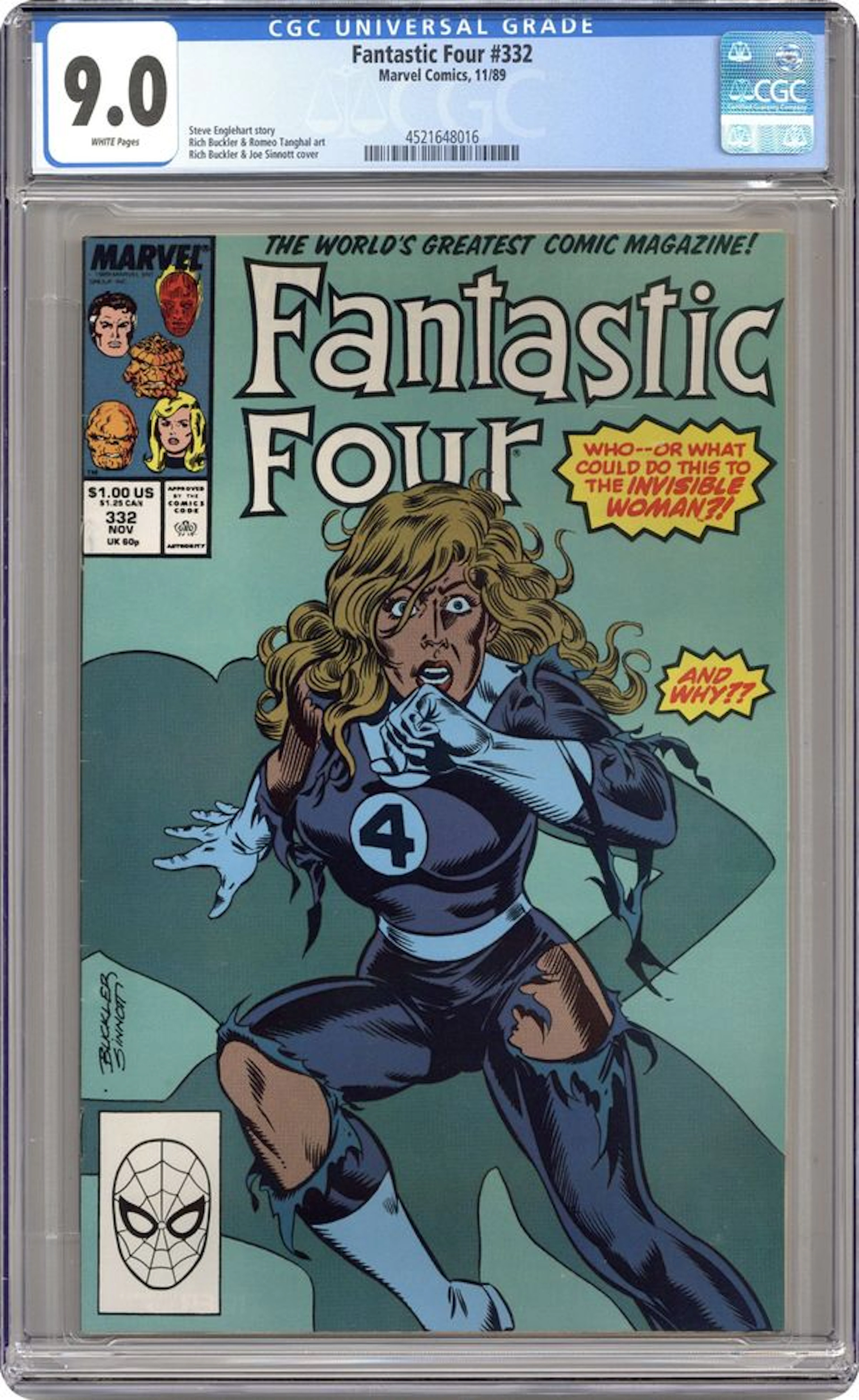 Fantastic Four (1961 1st Series) 332 CGC 9.0