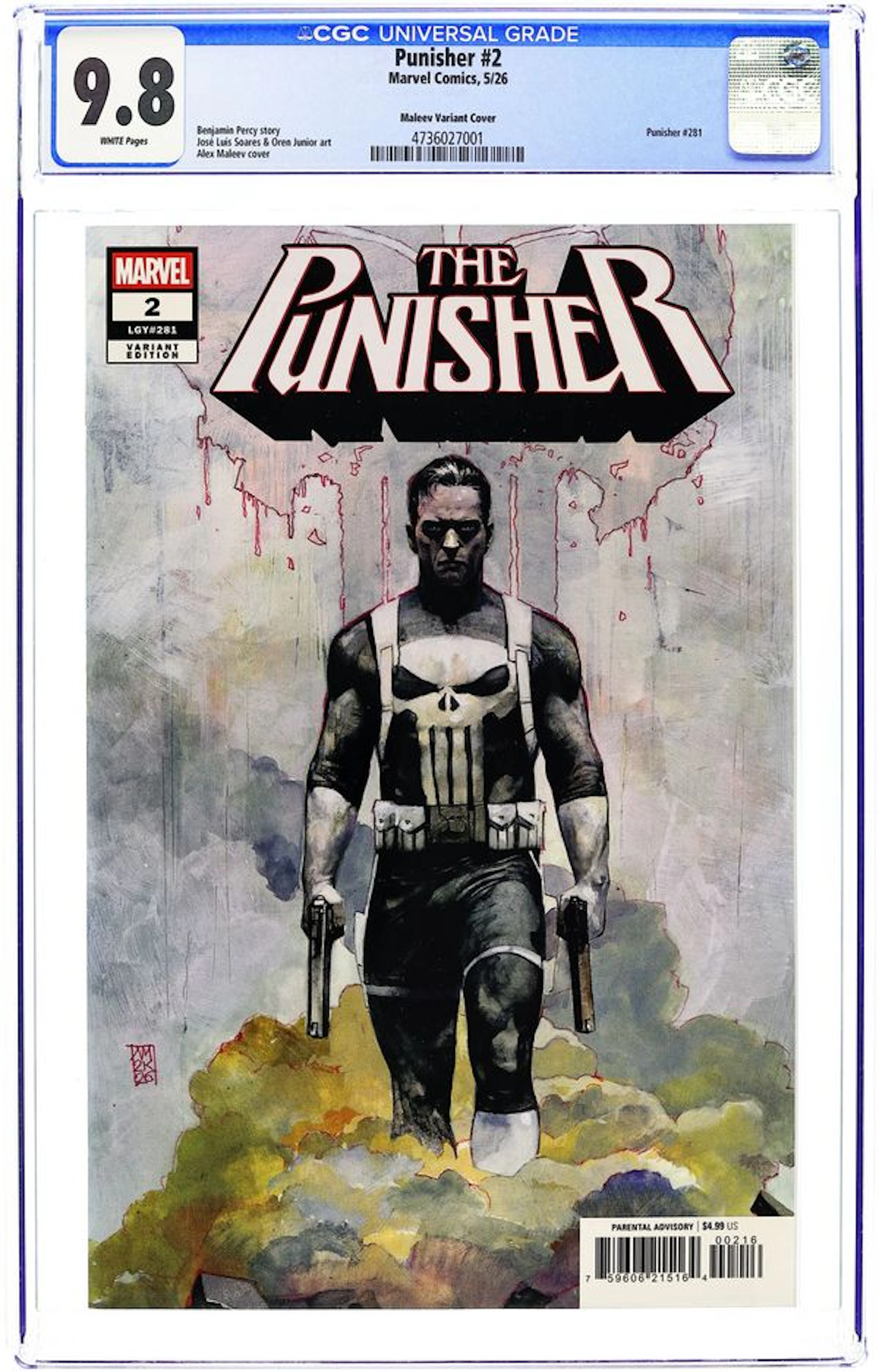 Punisher (2026 Marvel) 2G CGC 9.8