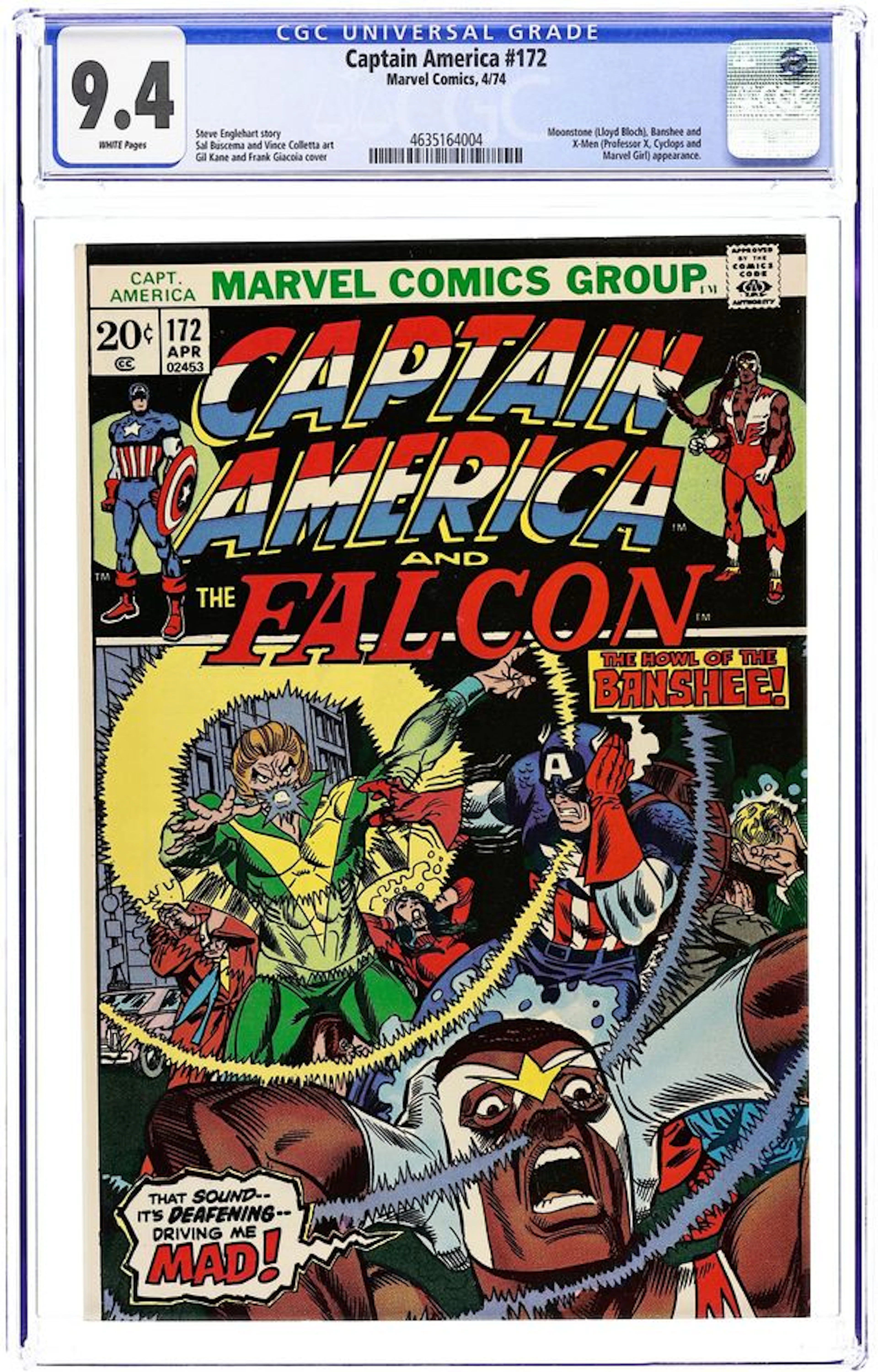 Captain America (1968 1st Series) 172 CGC 9.4