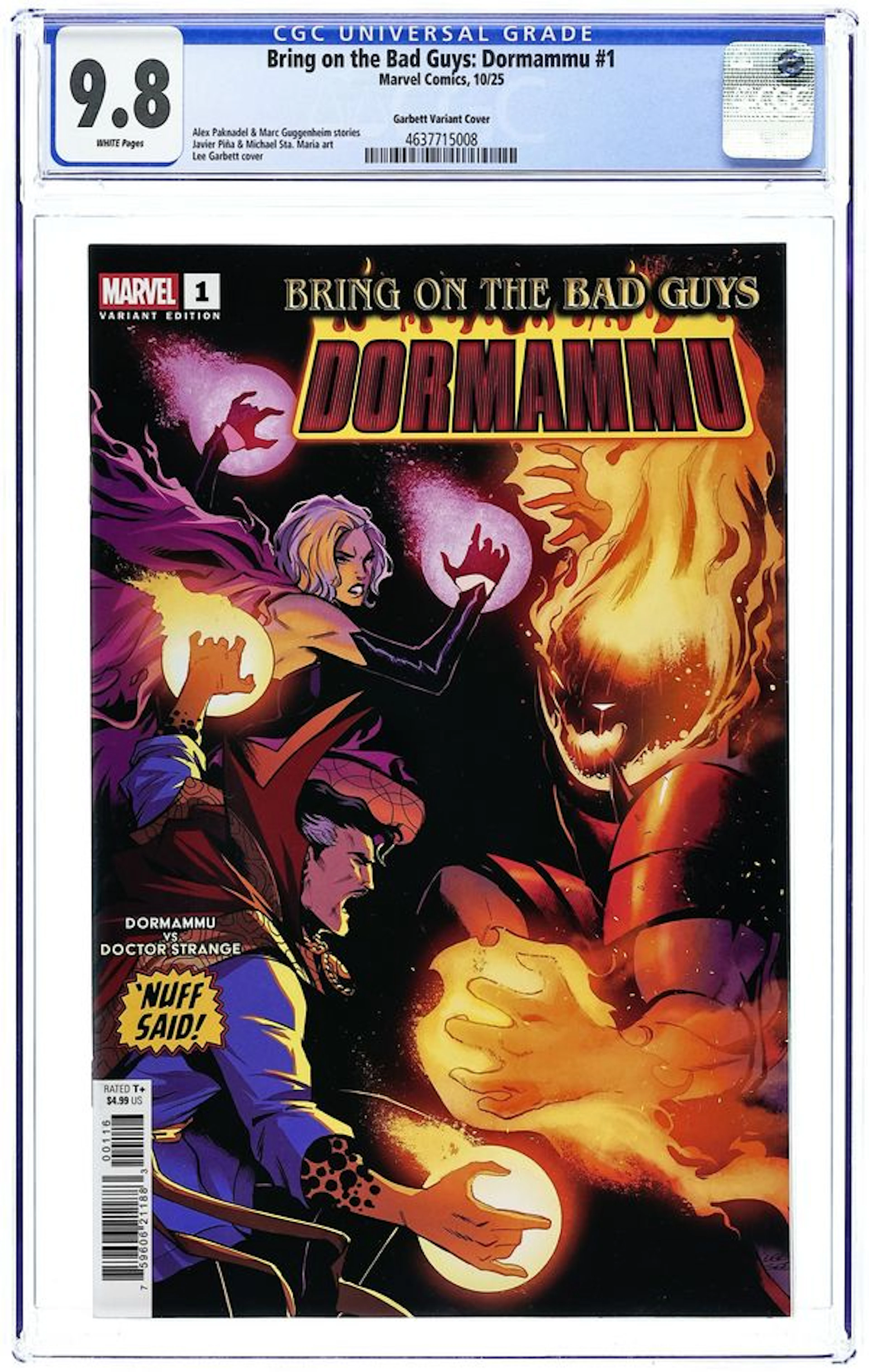 Bring on the Bad Guys Dormammu (2025 Marvel) 1G CGC 9.8