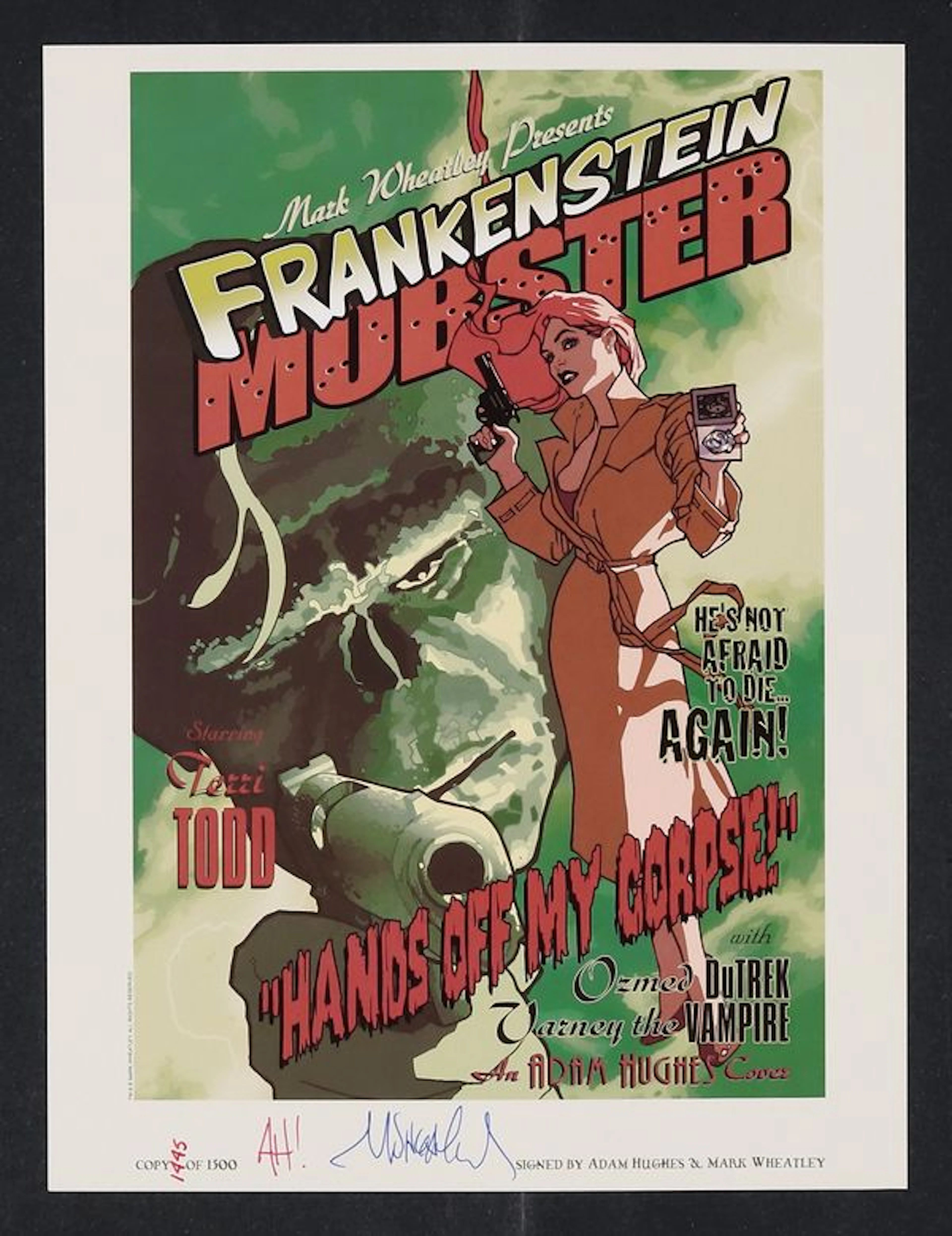 Frankenstein Mobster 0A (2003) Signed Cover Print by Adam Hughes