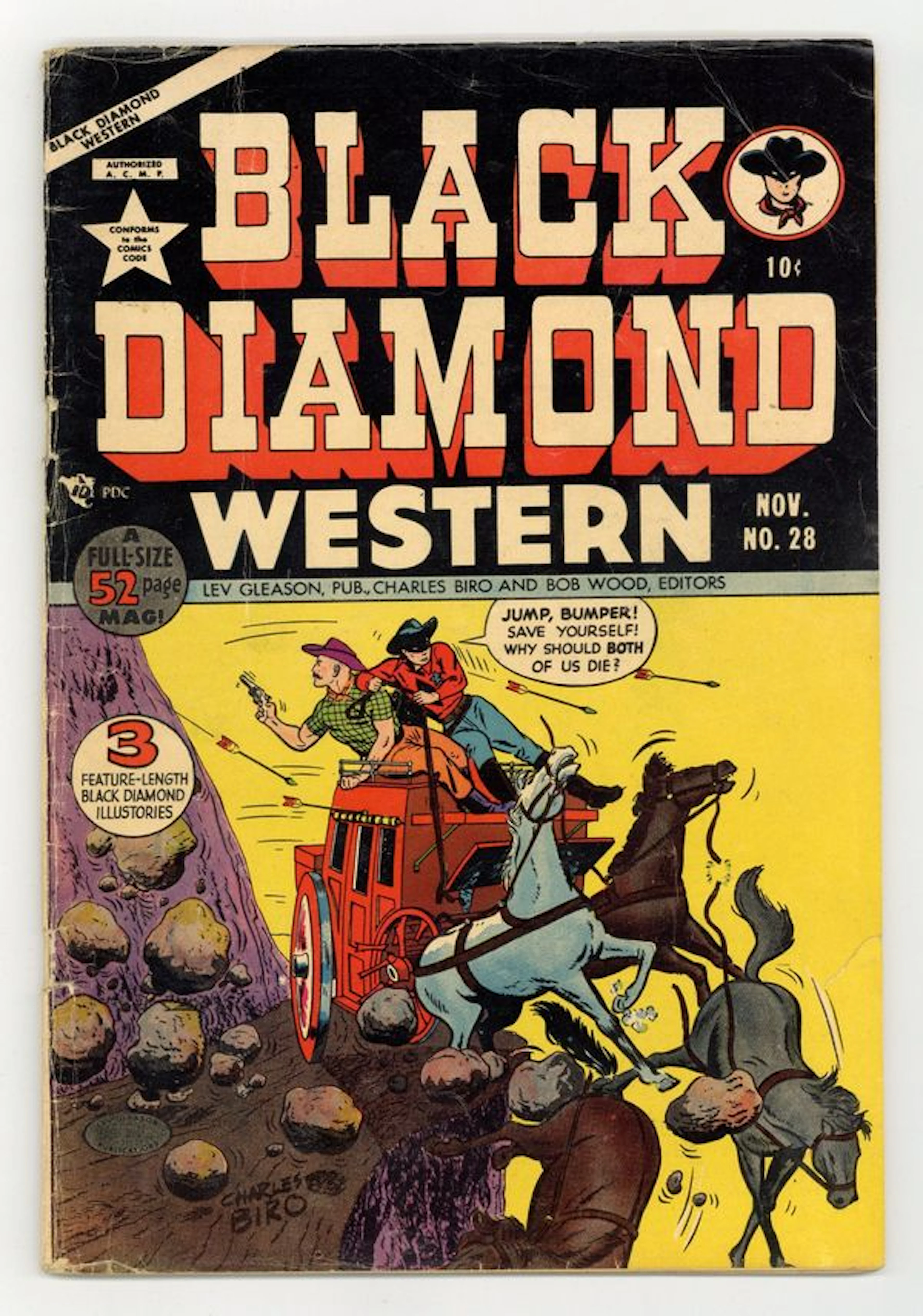 Black Diamond Western (1949) 28 VG- 3.5