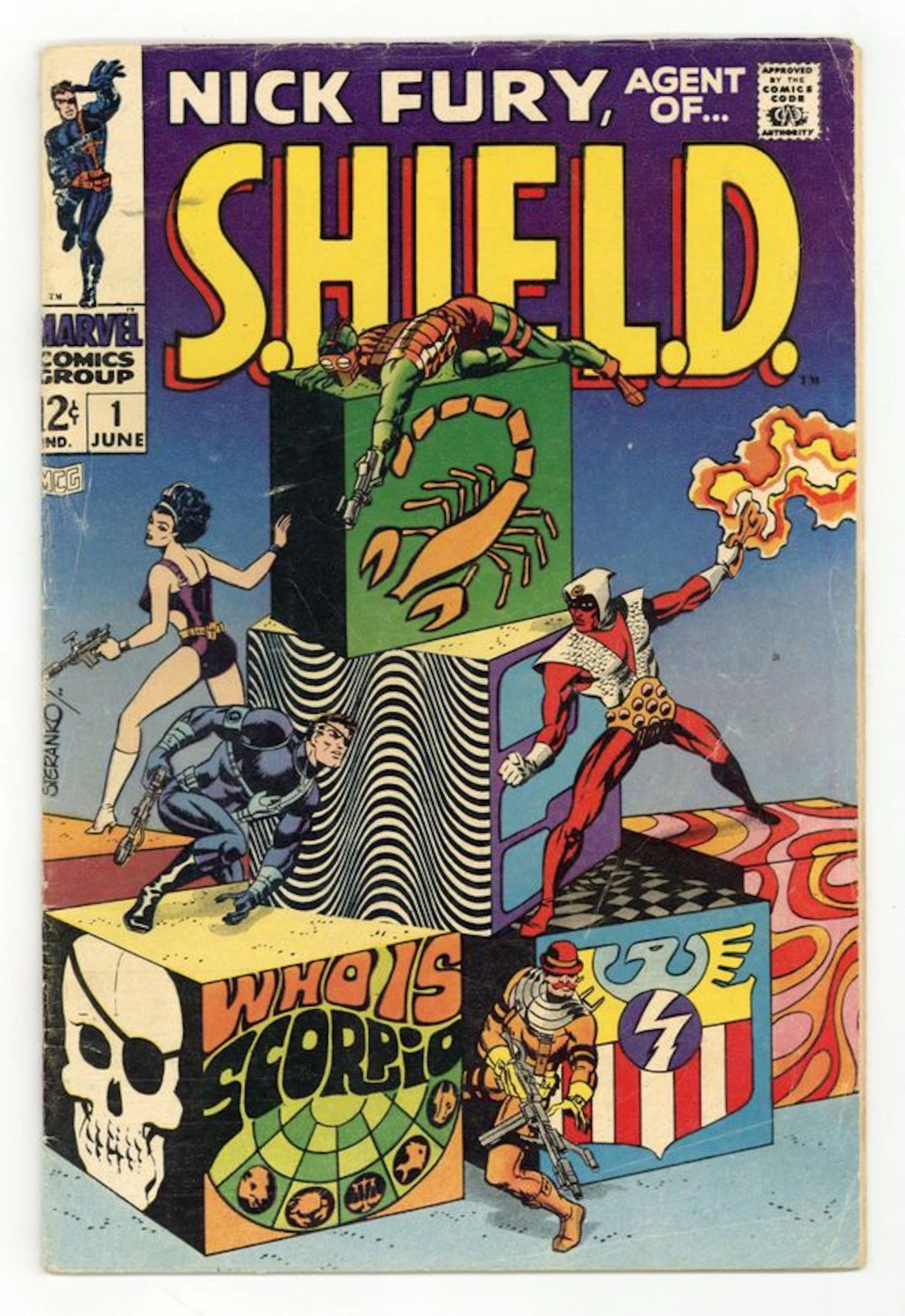 Nick Fury Agent of SHIELD (1968 1st Series) 1 GD/VG 3.0