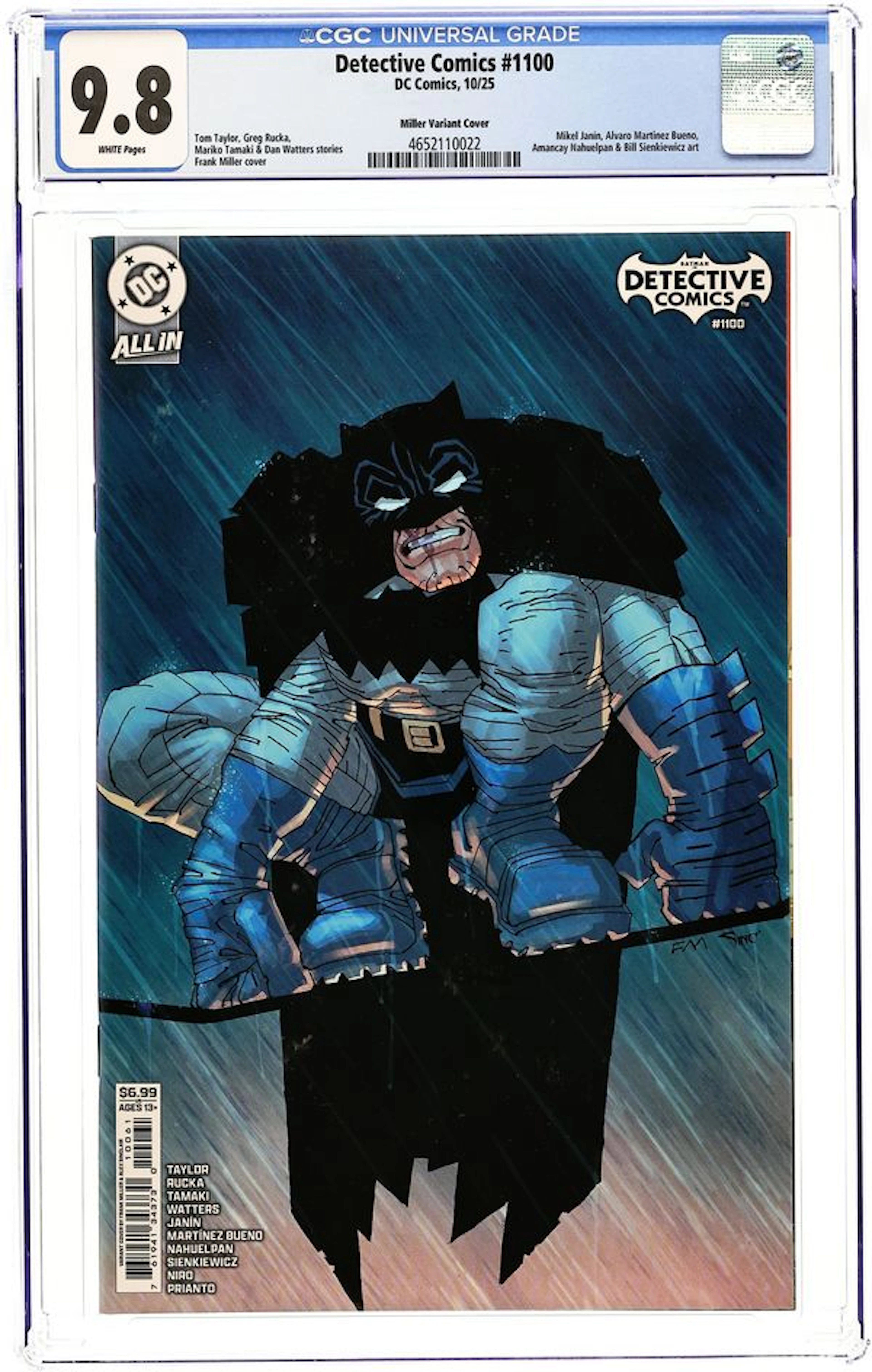 Detective Comics (2016 3rd Series) 1100C CGC 9.8