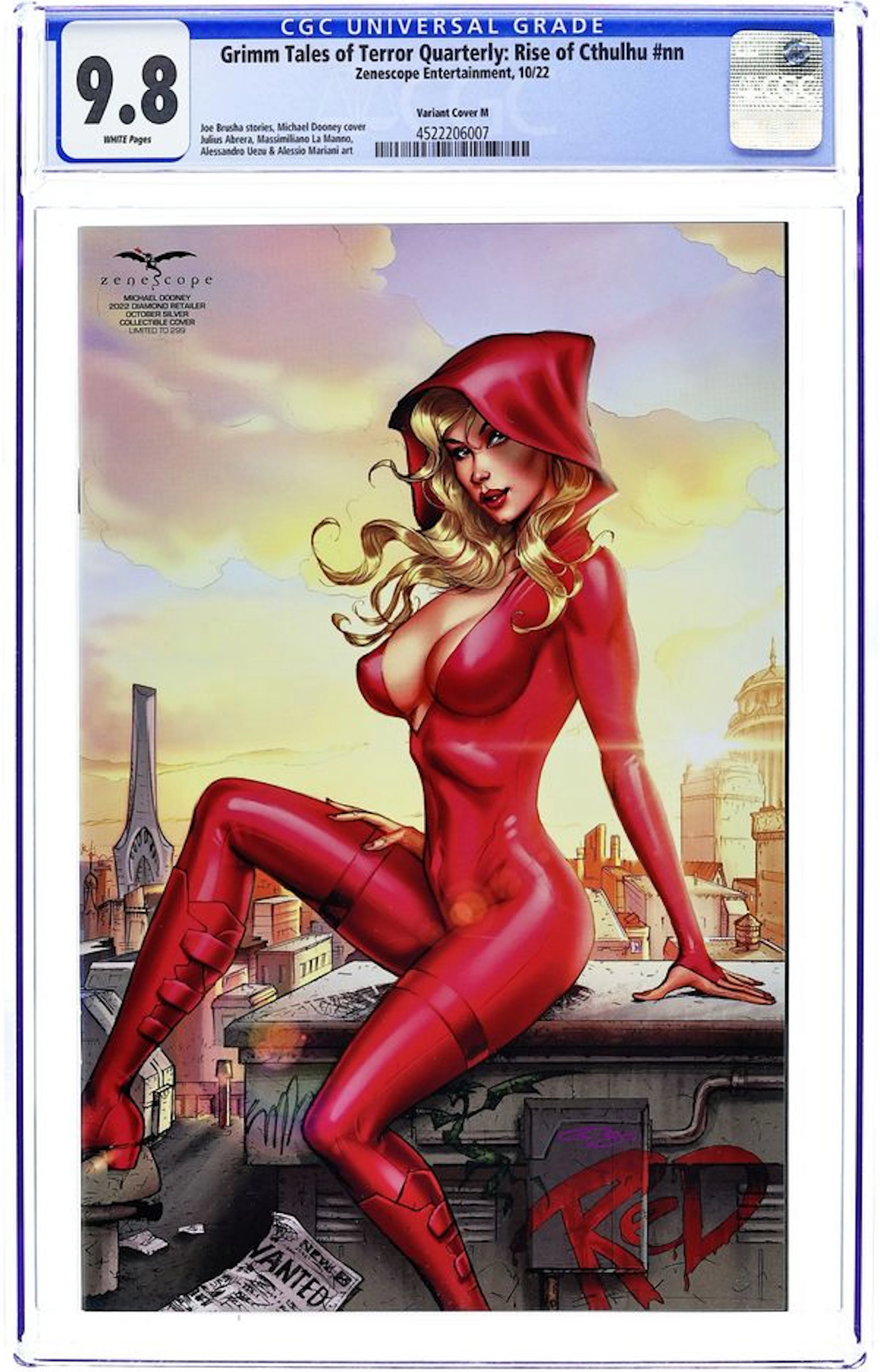 Grimm Tales of Terror Quarterly Rise of Cthulhu (2022 Zenescope) 1M CGC 9.8