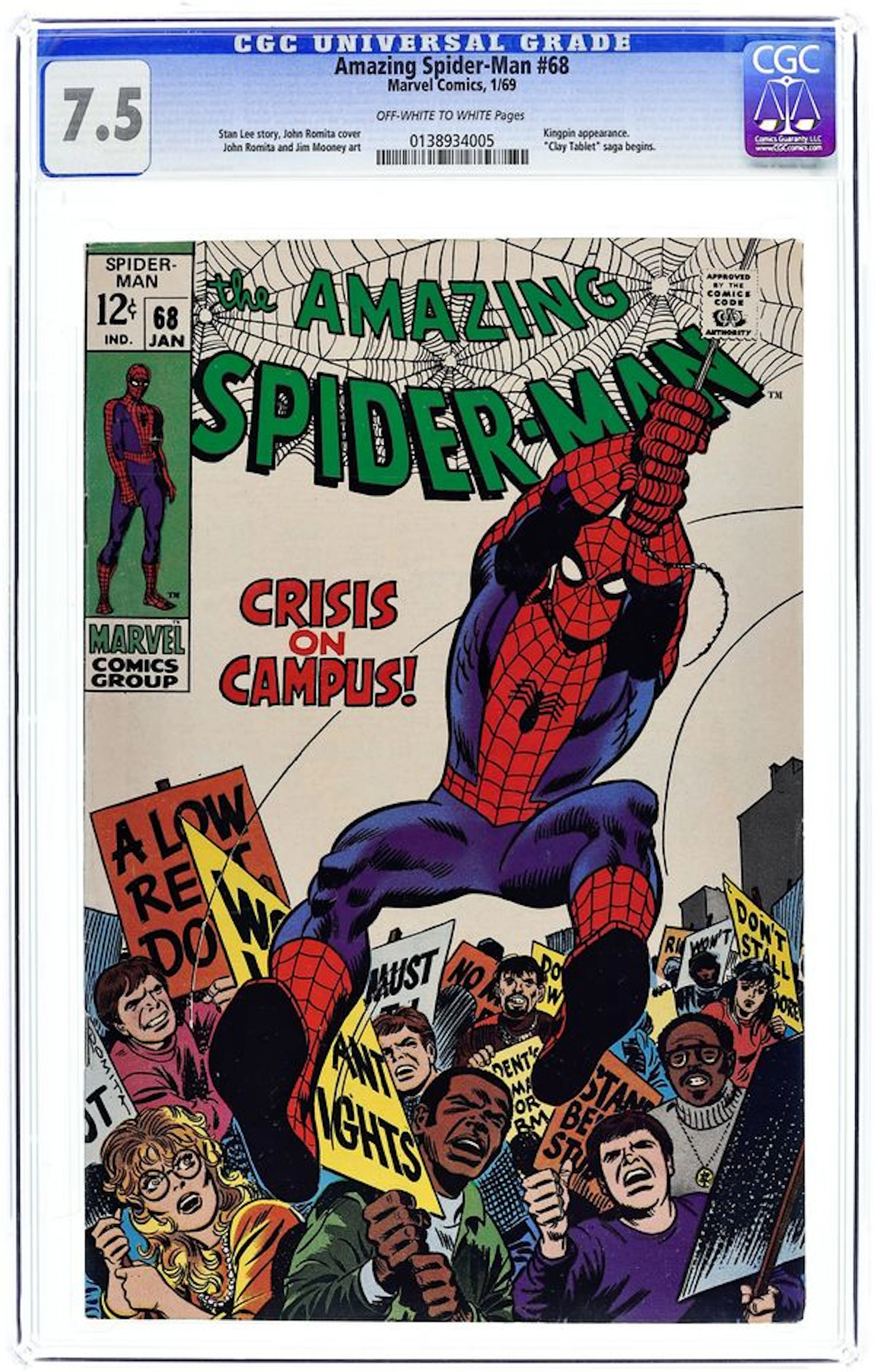 Amazing Spider-Man (1963 1st Series) 68 CGC 7.5