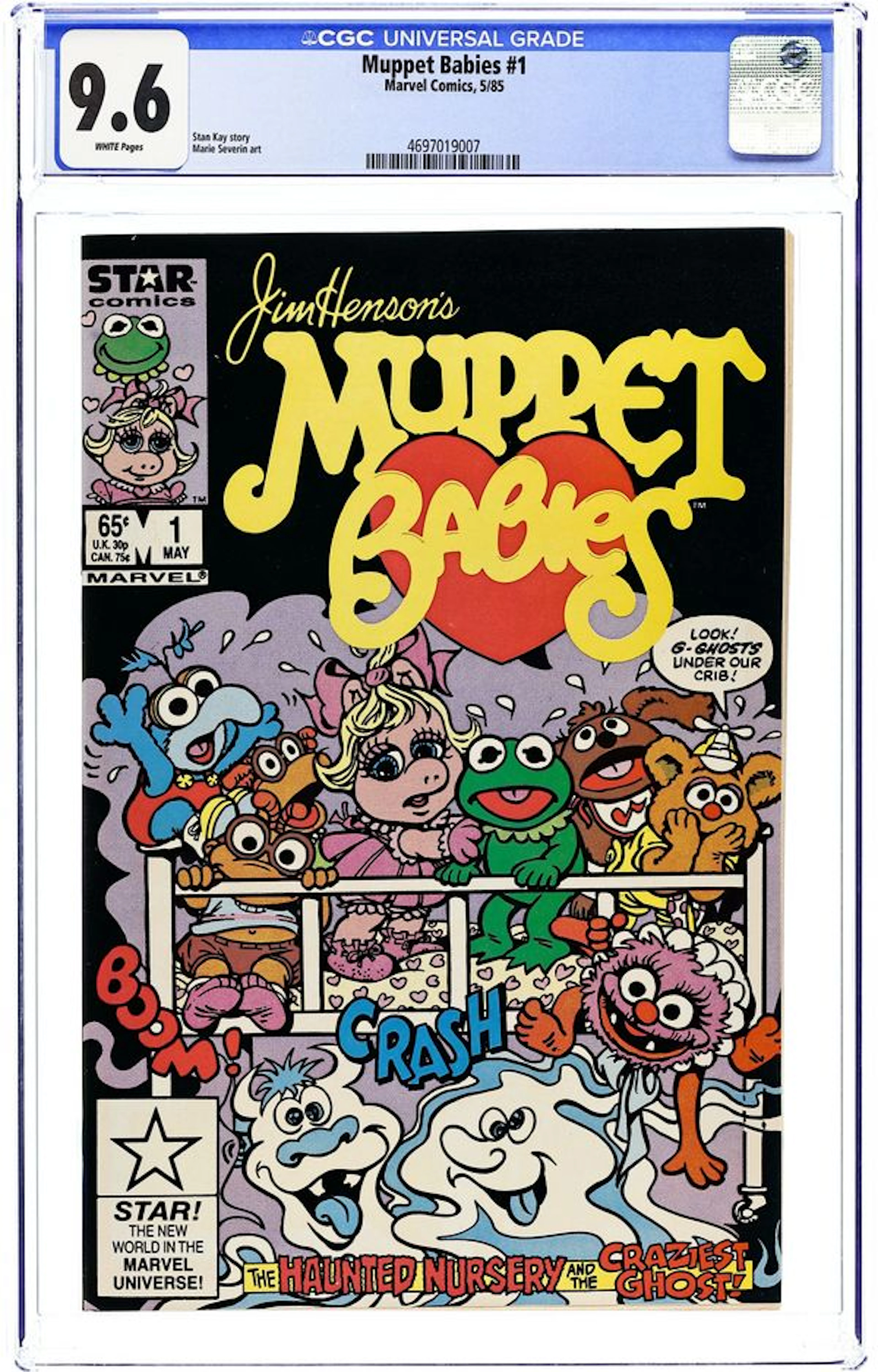 Muppet Babies (1985-1989 Marvel/Star Comics) 1 CGC 9.6
