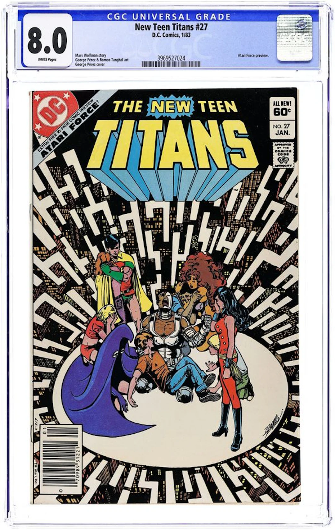 New Teen Titans (1980) (Tales of ...) 27N CGC 8.0