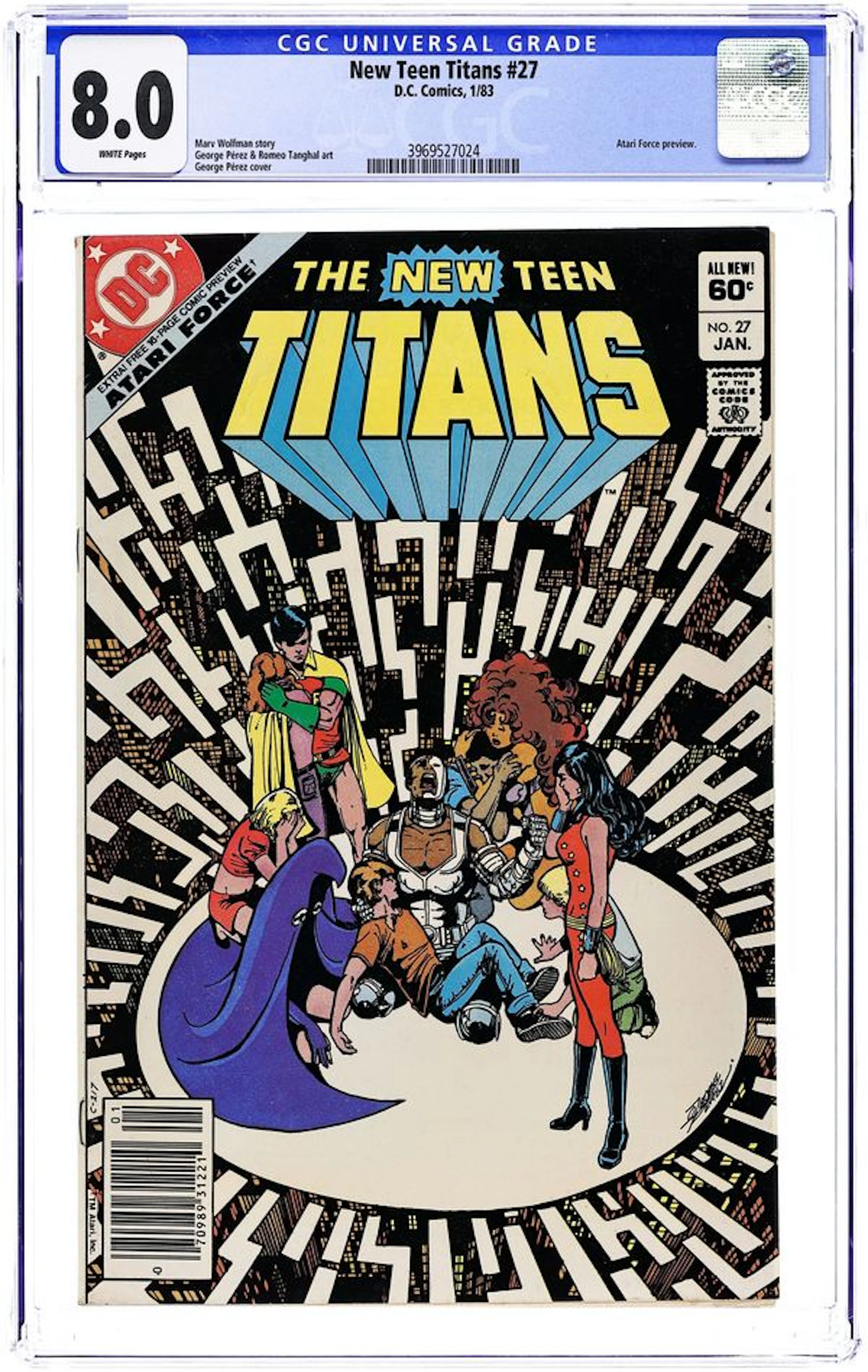 New Teen Titans (1980) (Tales of ...) 27N CGC 8.0