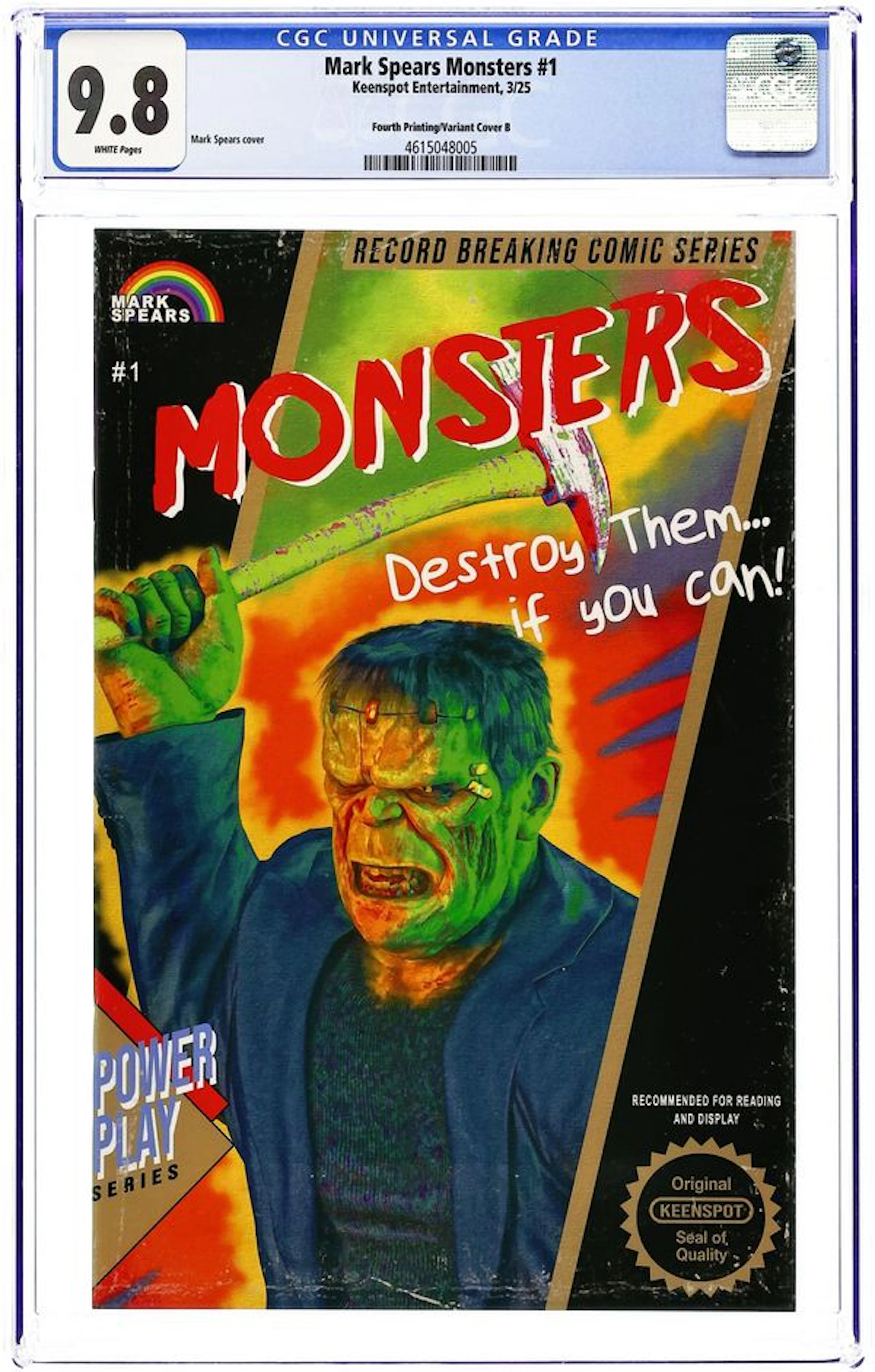Mark Spears Monsters (2024 Keenspot) 1P CGC 9.8