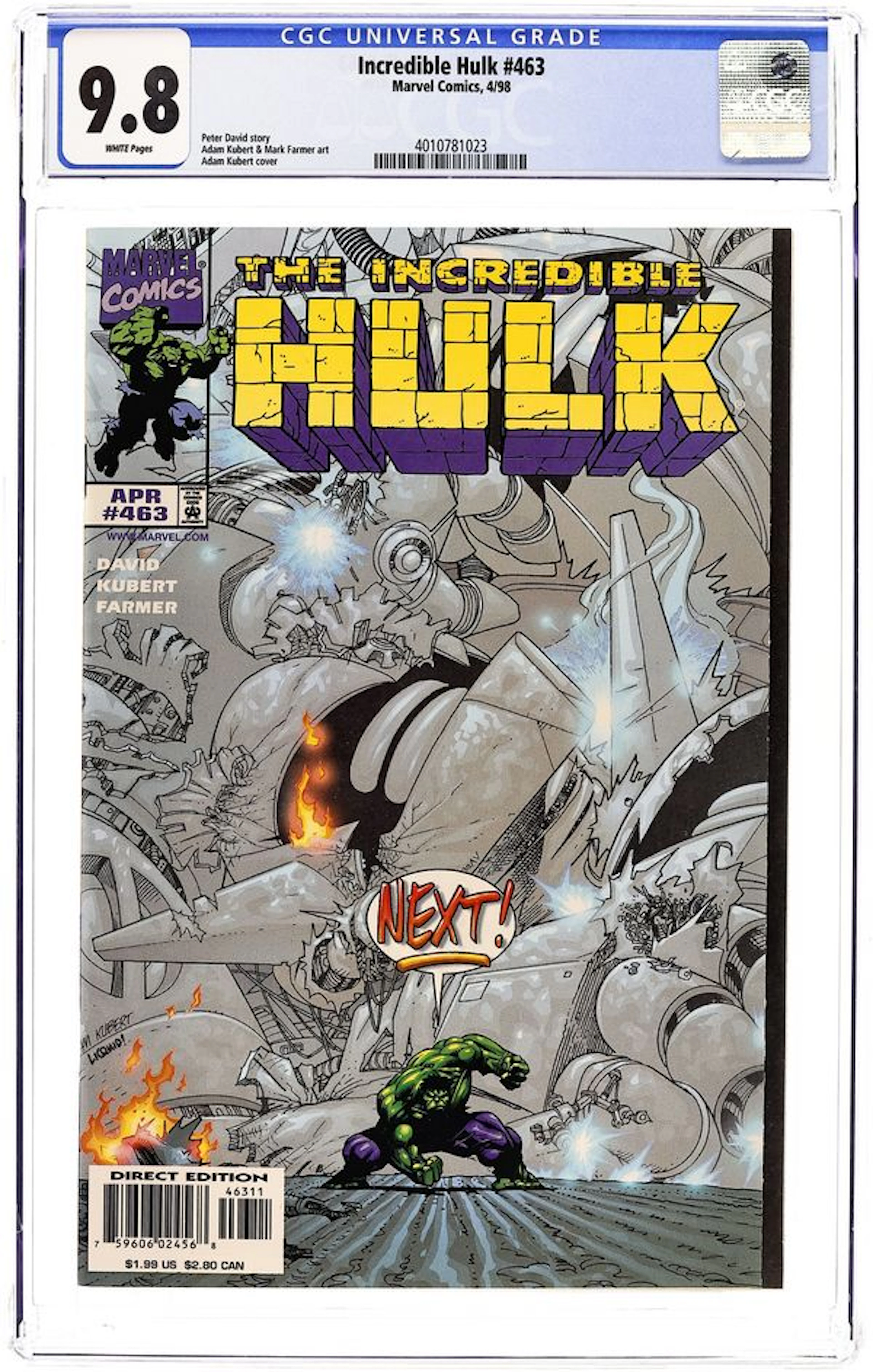 Incredible Hulk (1962 Marvel 1st Series) 463 CGC 9.8