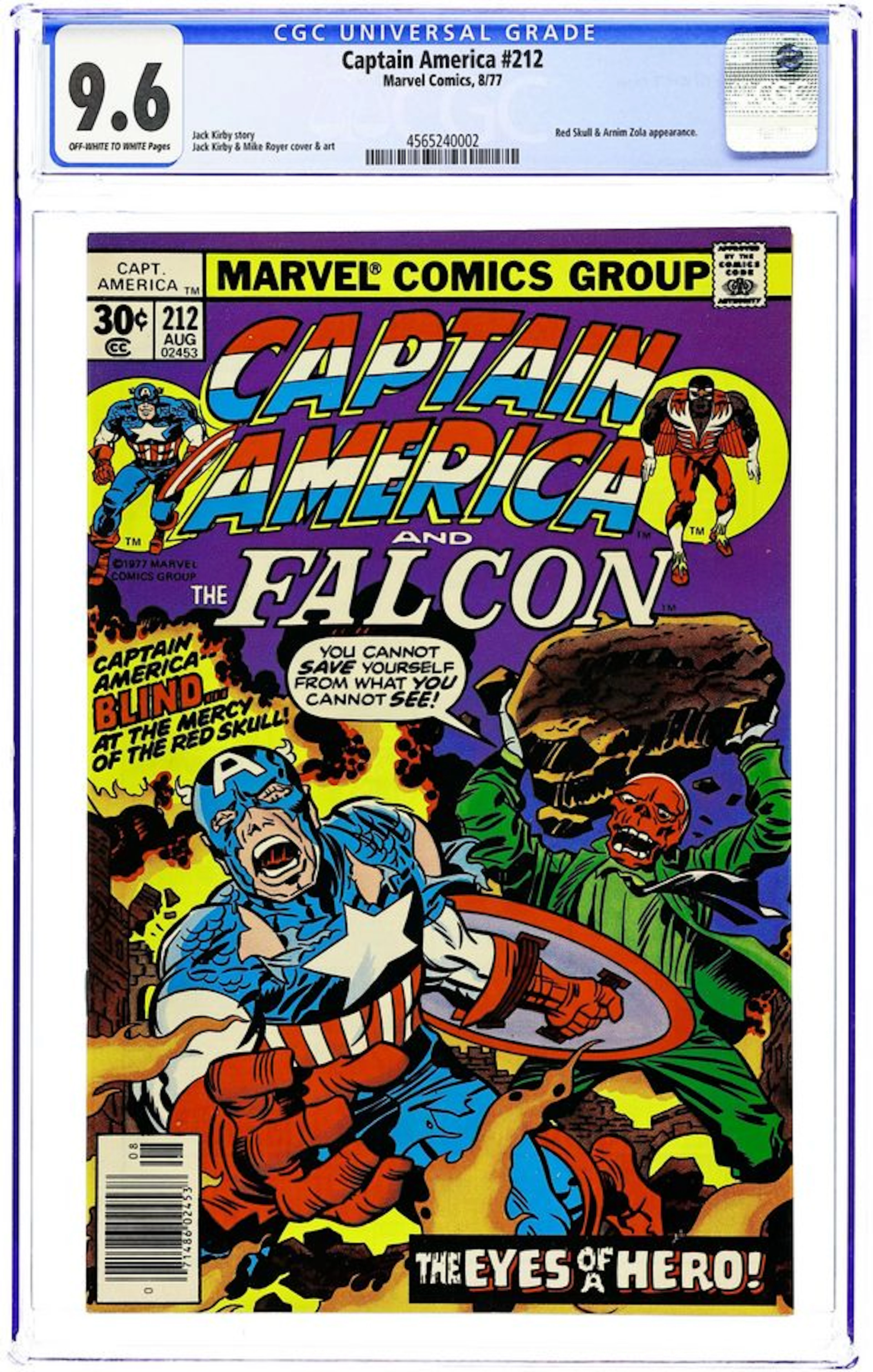 Captain America (1968 1st Series) 212 CGC 9.6