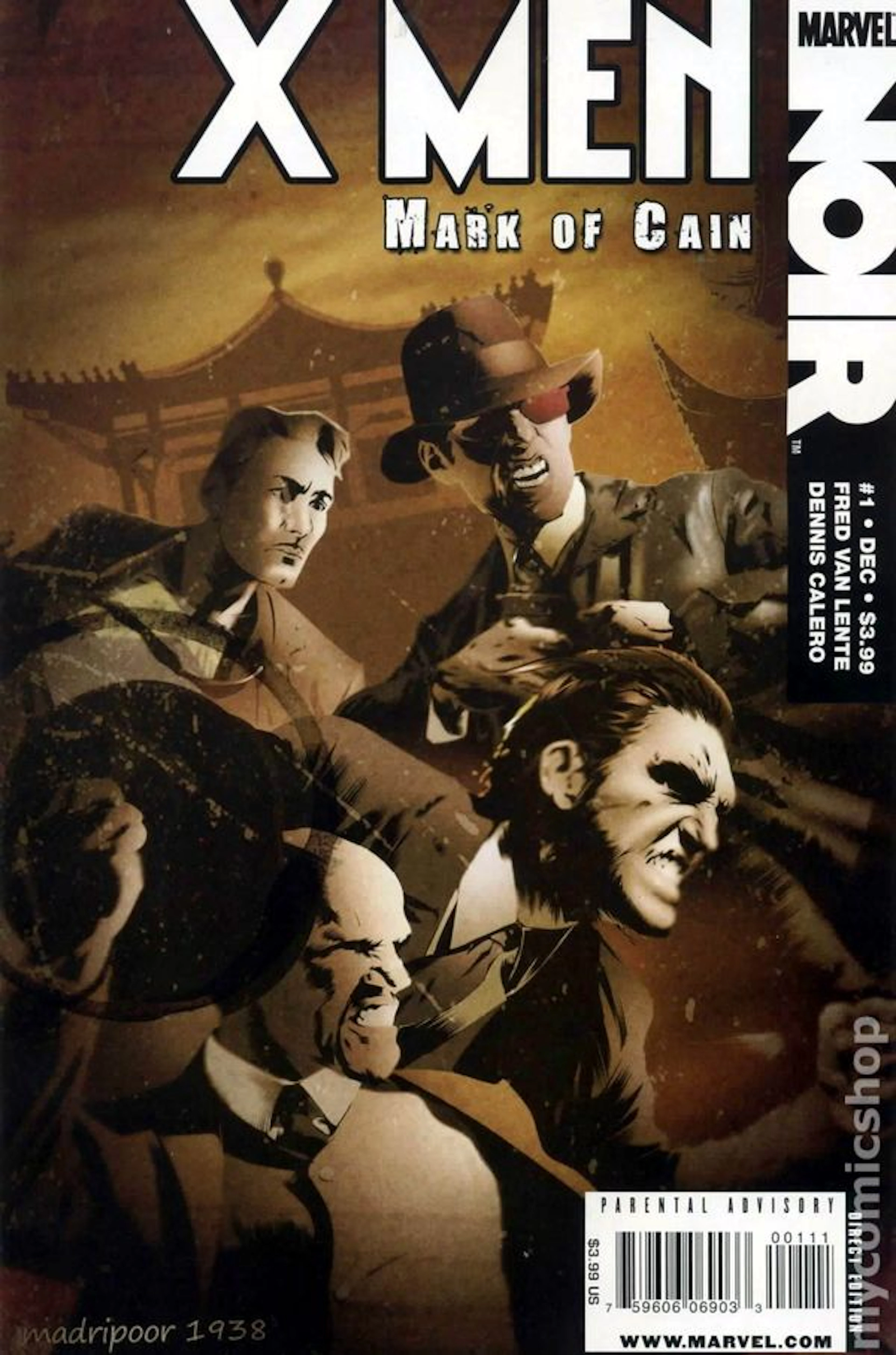 X-Men Noir Mark of Cain (2009) 1A FN