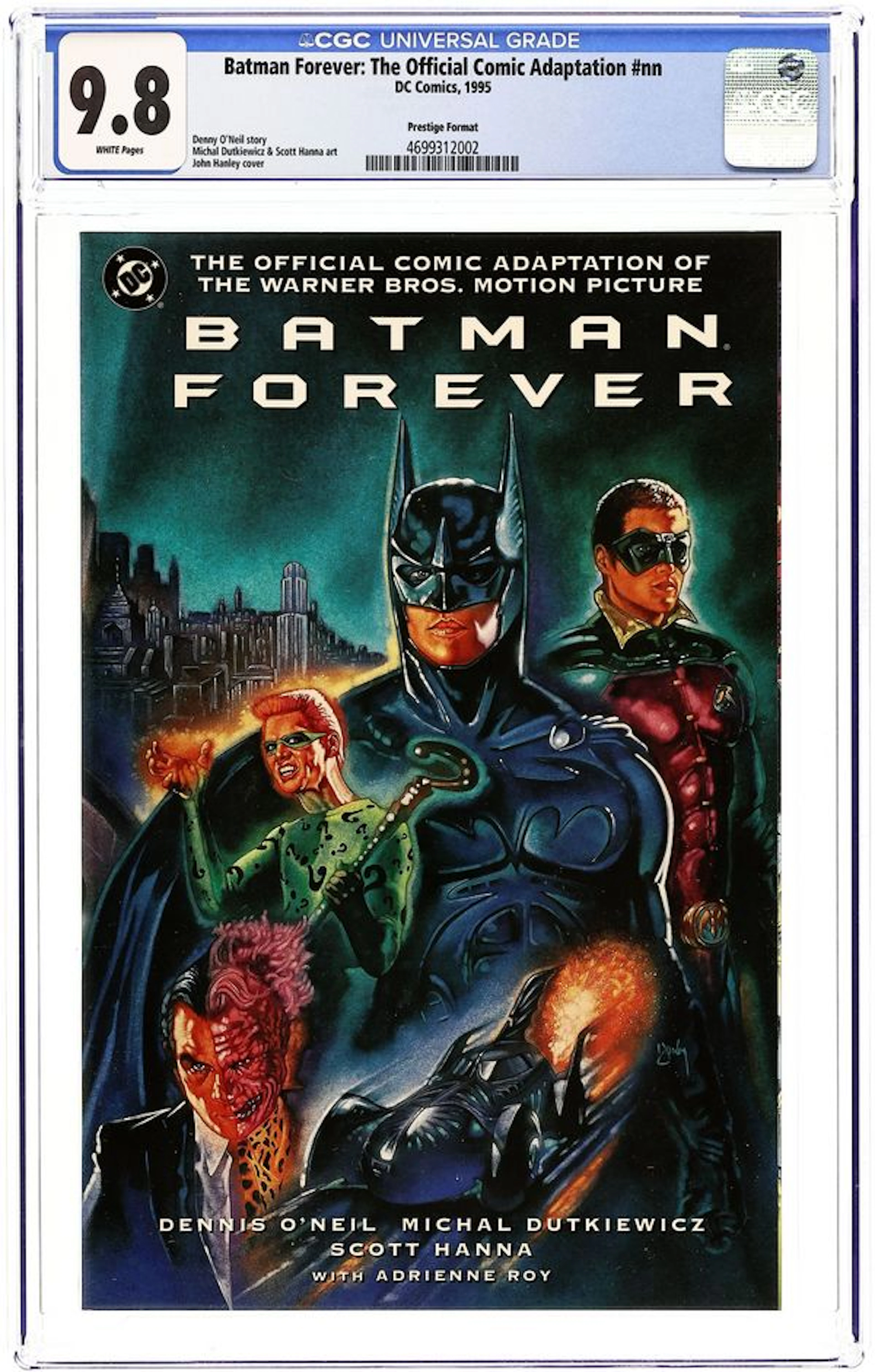Batman Forever (1995 DC) Movie Adaptation 0AU CGC 9.8