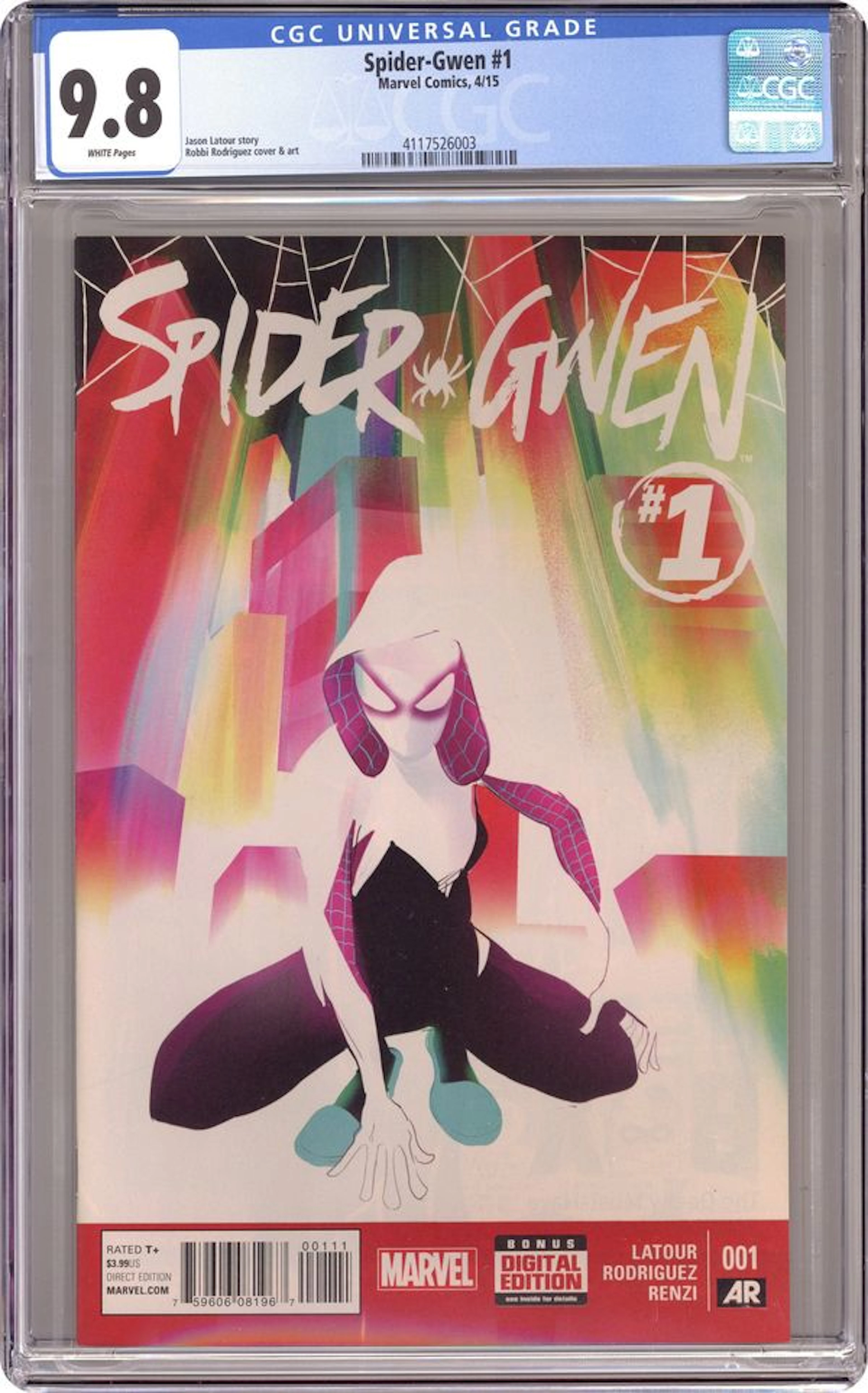 Spider-Gwen (2015 1st Series) 1A CGC 9.8