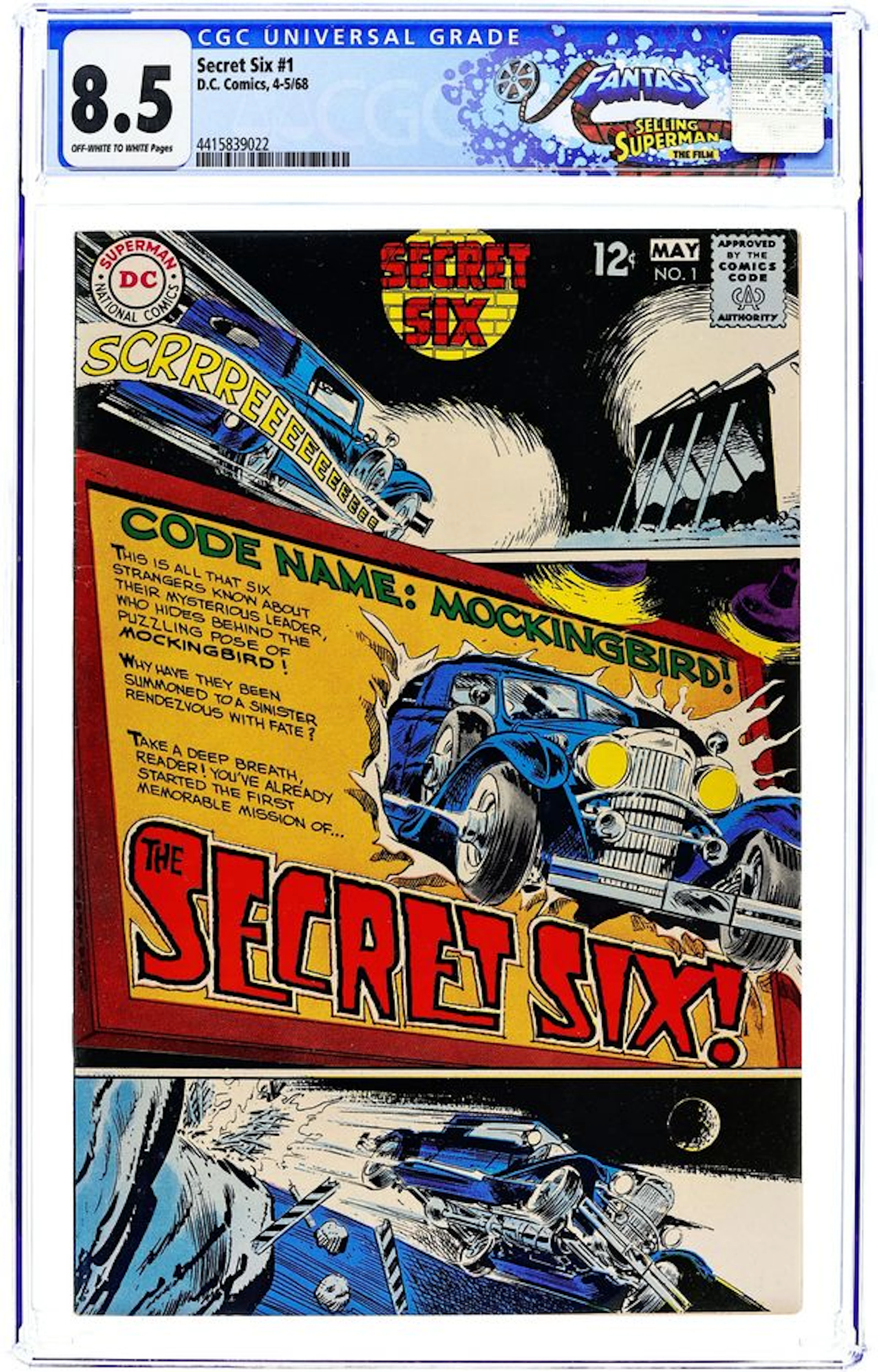 Secret Six (1968 1st Series) 1 CGC 8.5