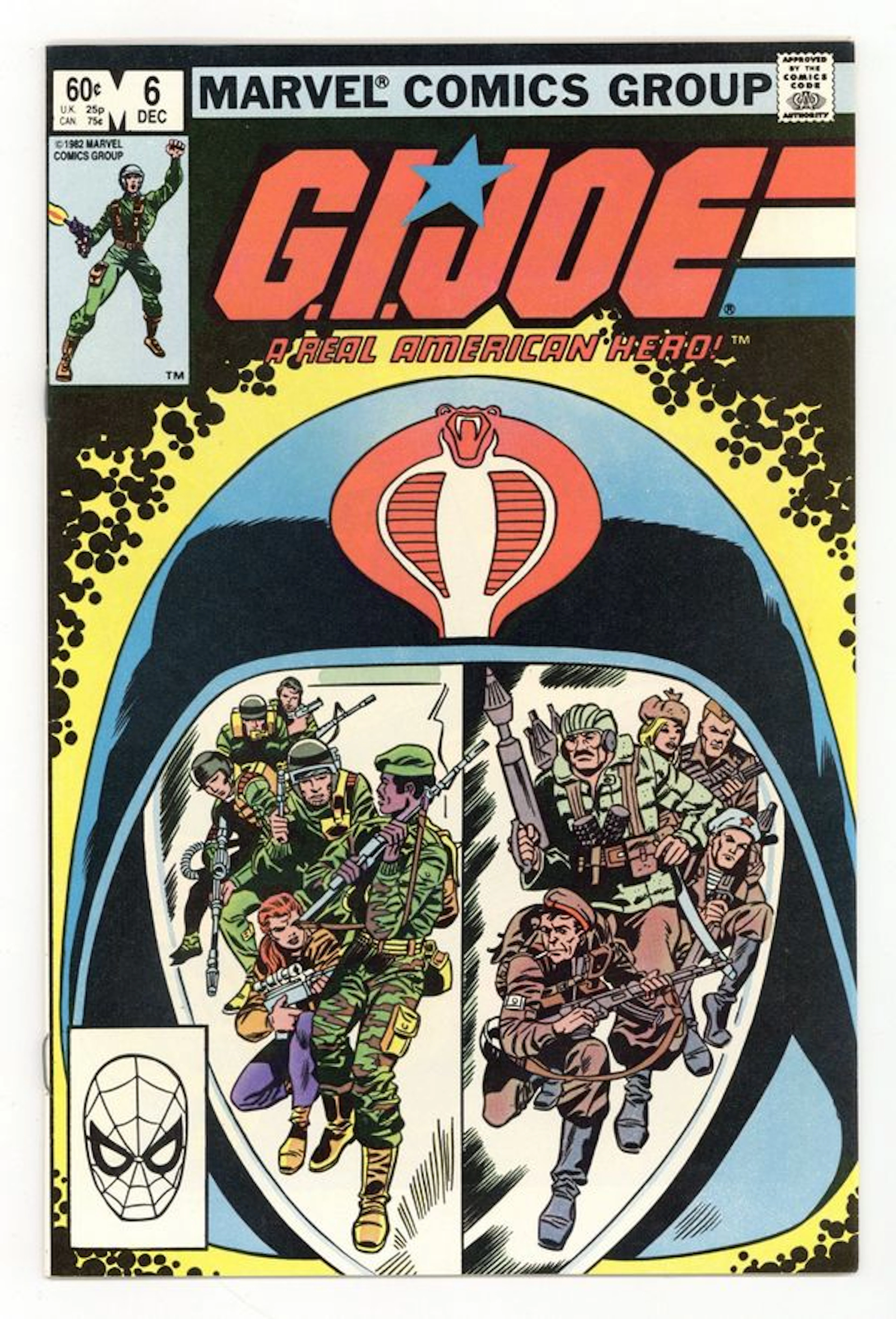 GI Joe A Real American Hero (1982 Marvel) 6D FN/VF 7.0