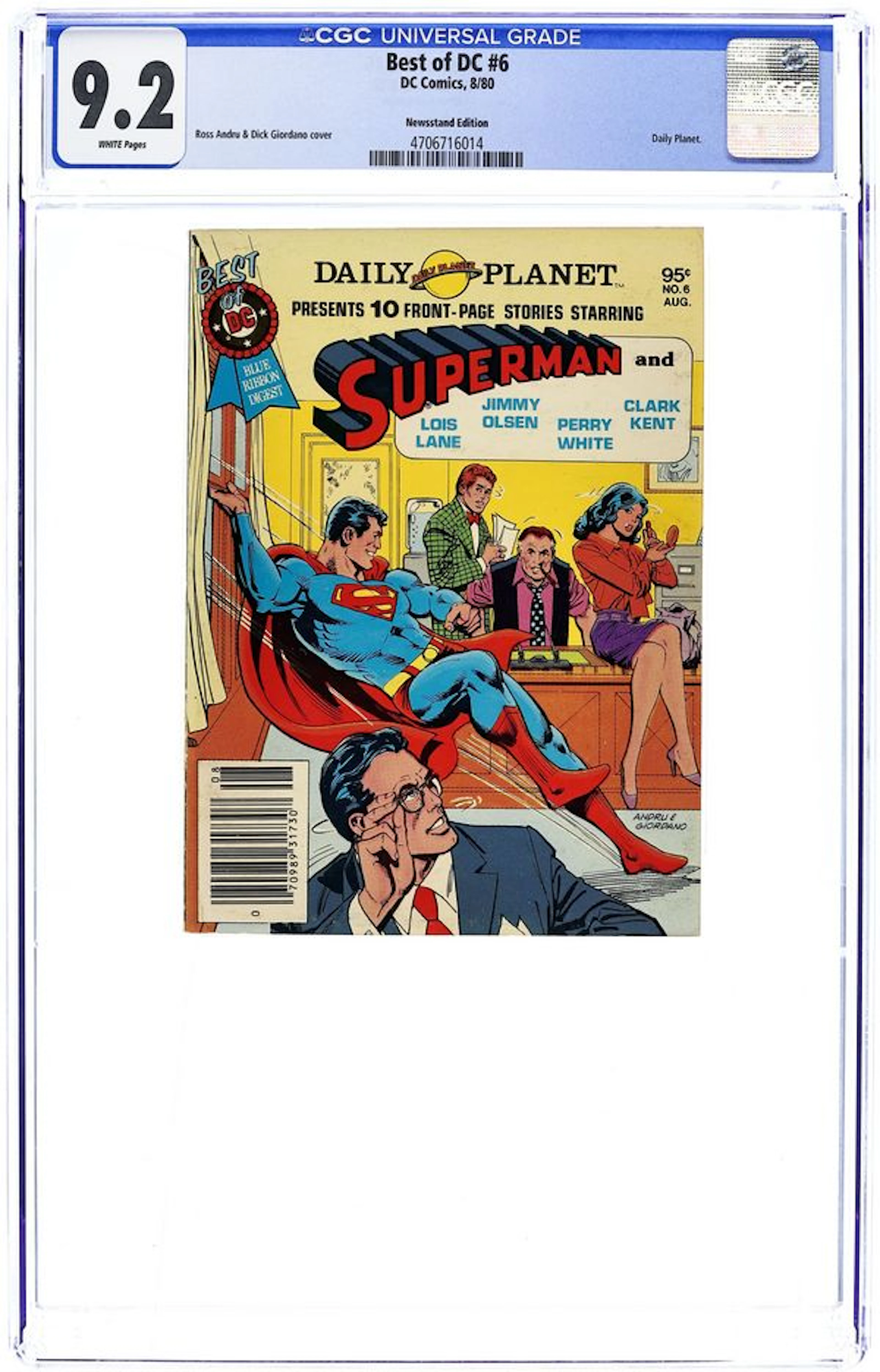 Best of DC Blue Ribbon Digest (1979) 6 CGC 9.2