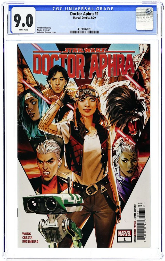 Star Wars Doctor Aphra (2020 Marvel) 1A CGC 9.0