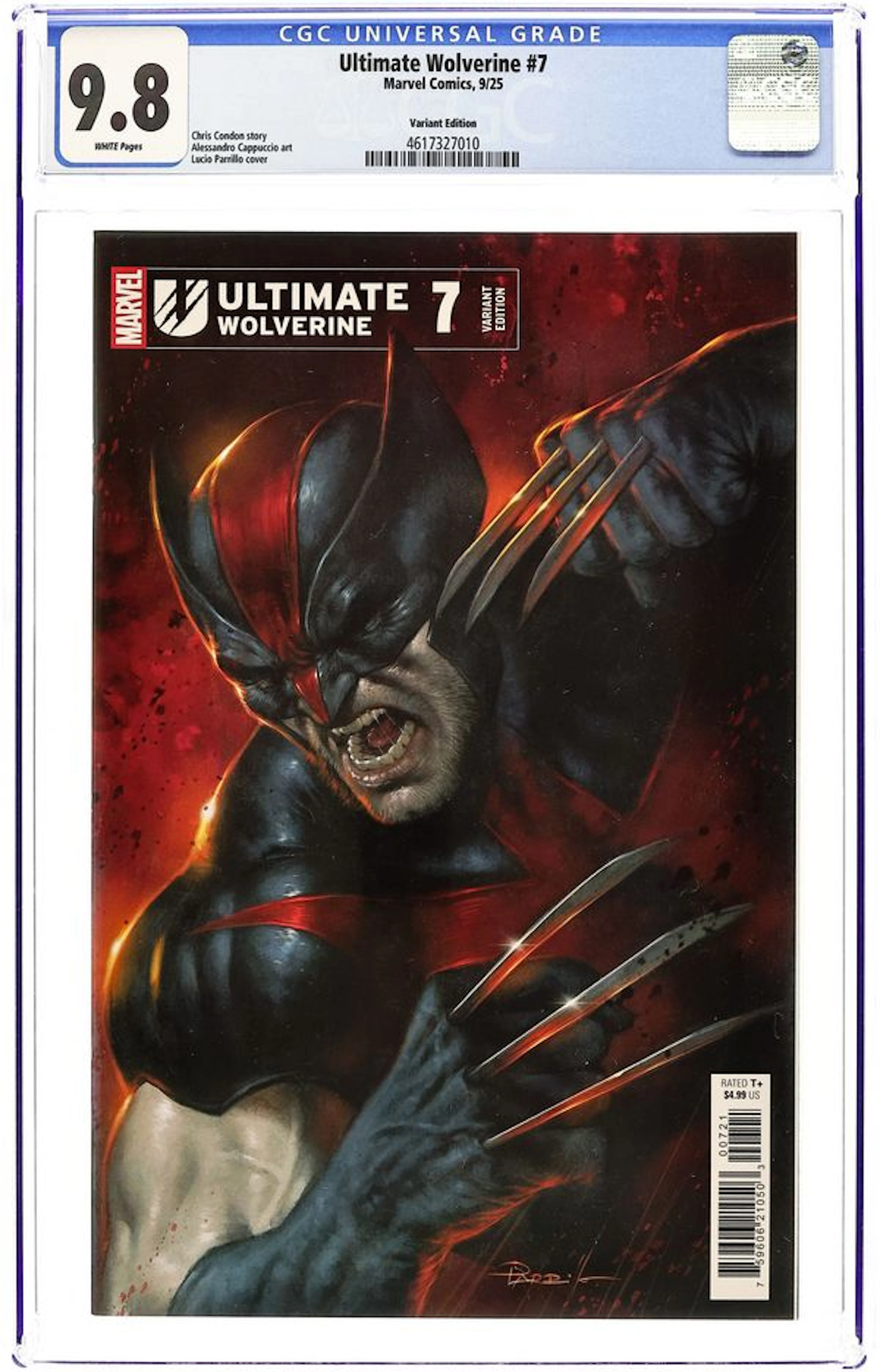 Ultimate Wolverine (2025 Marvel) 7B CGC 9.8