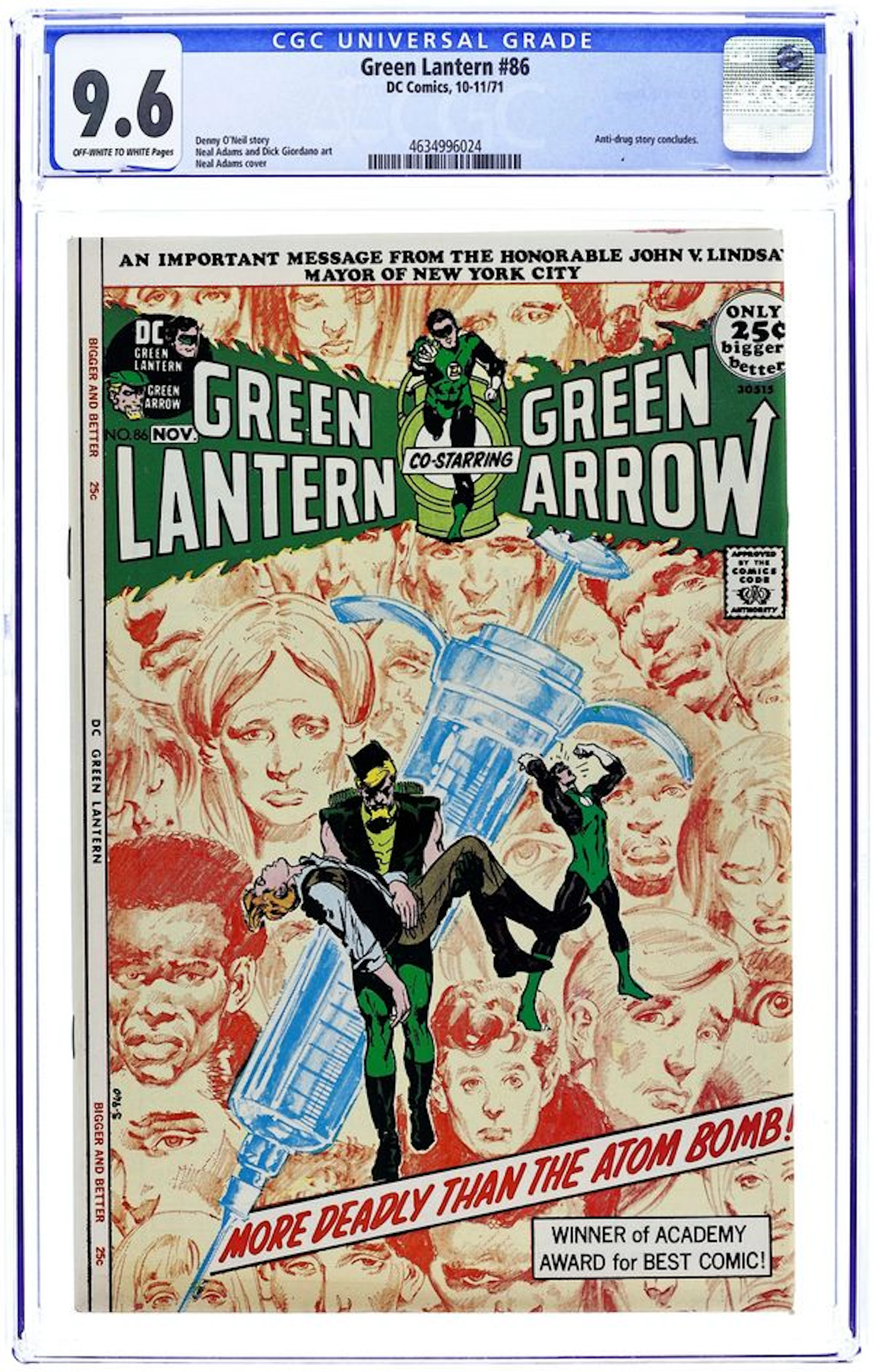 Green Lantern (1960 2nd Series DC) 86 CGC 9.6