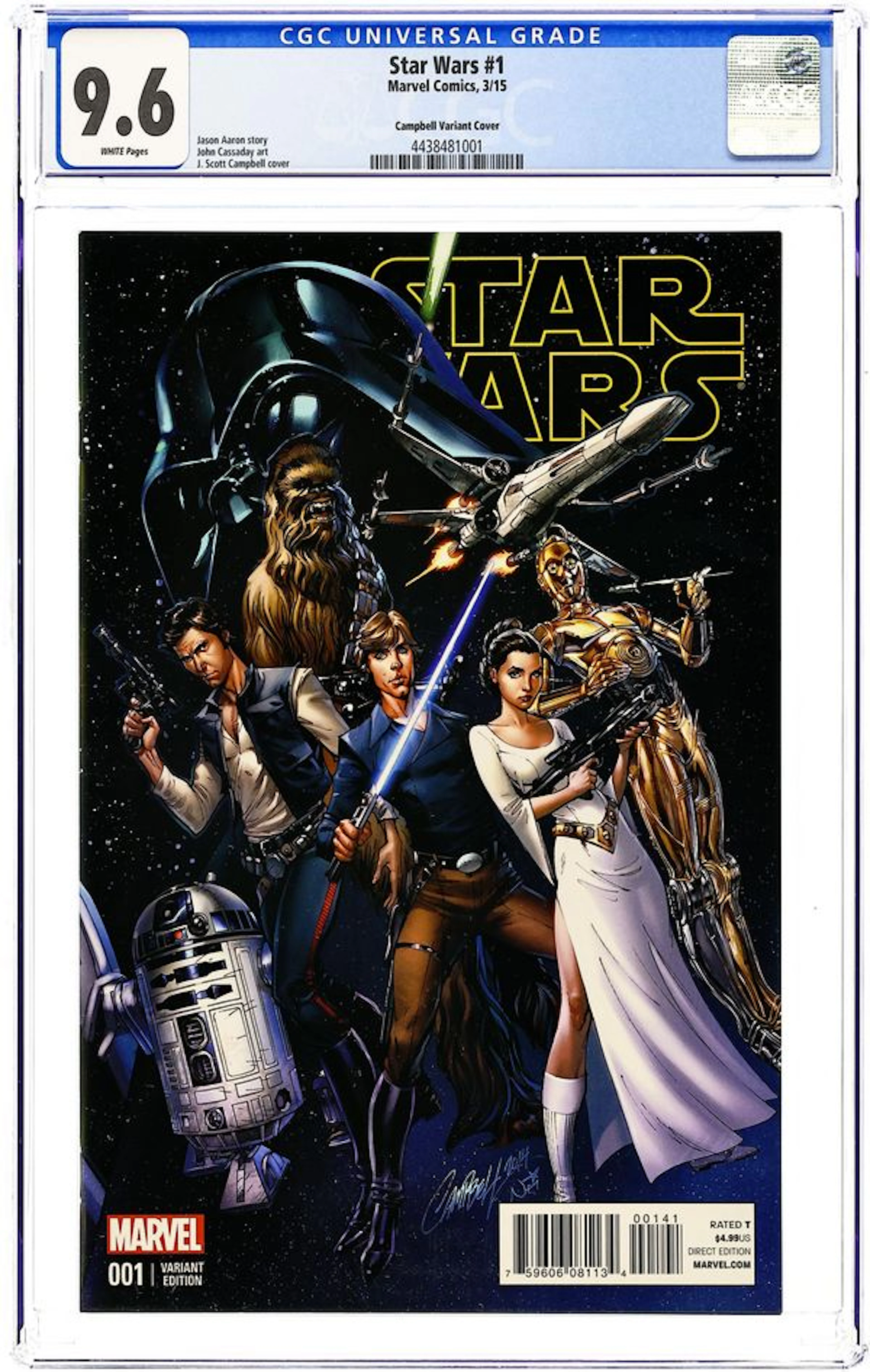 Star Wars (2015 Marvel) 1B CGC 9.6