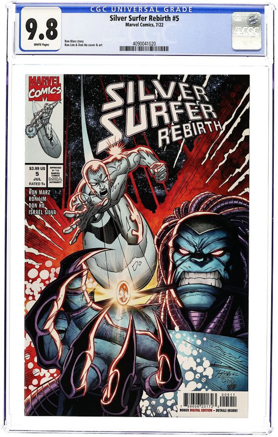 Silver Surfer Rebirth (2022 Marvel) 5A CGC 9.8