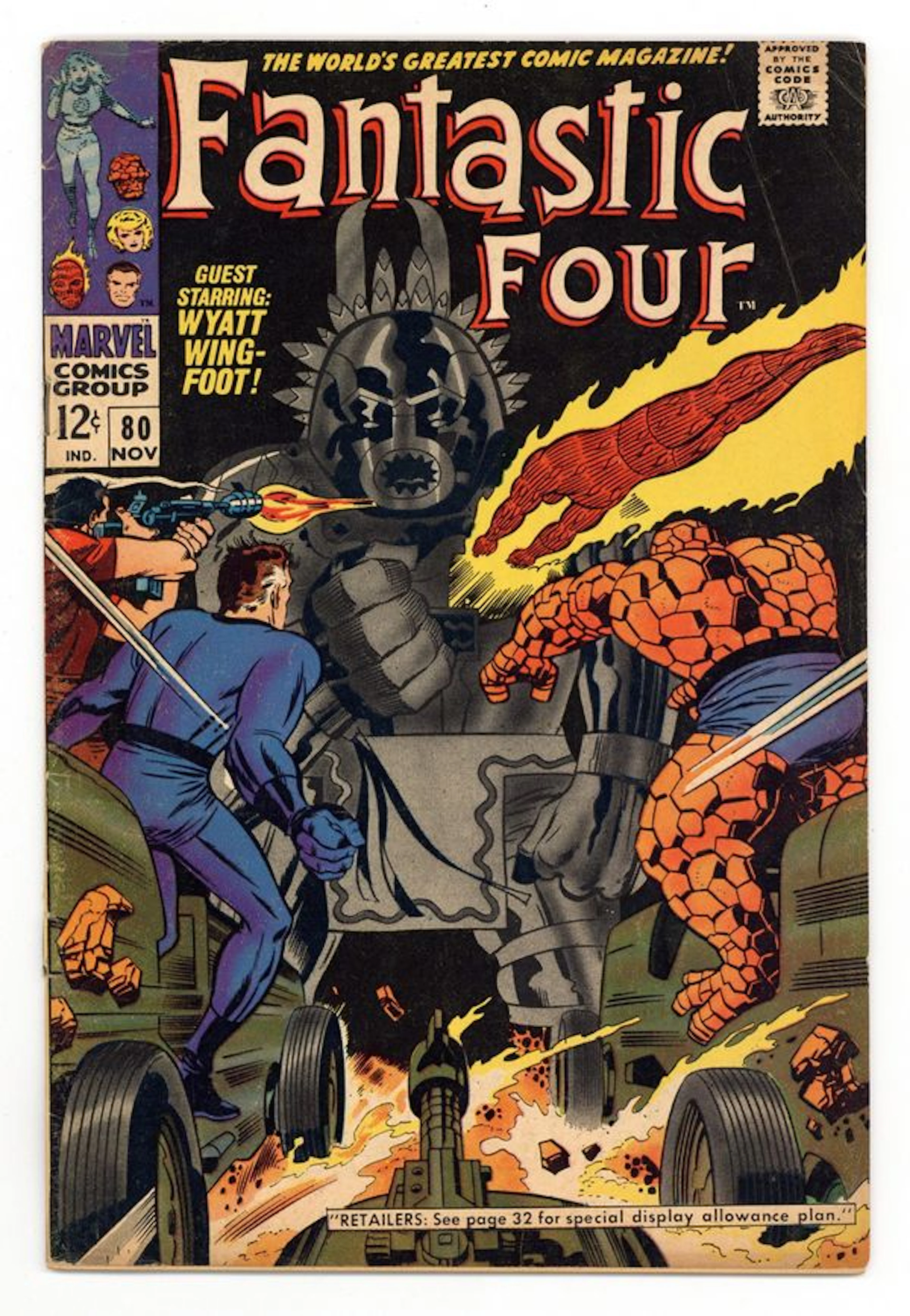 Fantastic Four (1961 1st Series) 80 VG- 3.5
