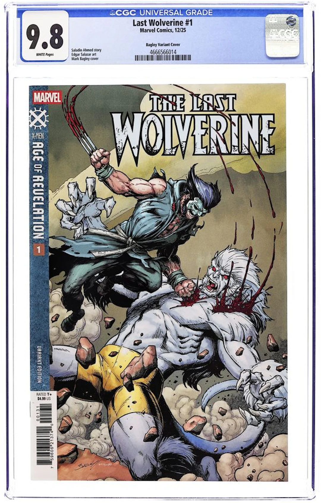 Last Wolverine (2025 Marvel) 1C CGC 9.8