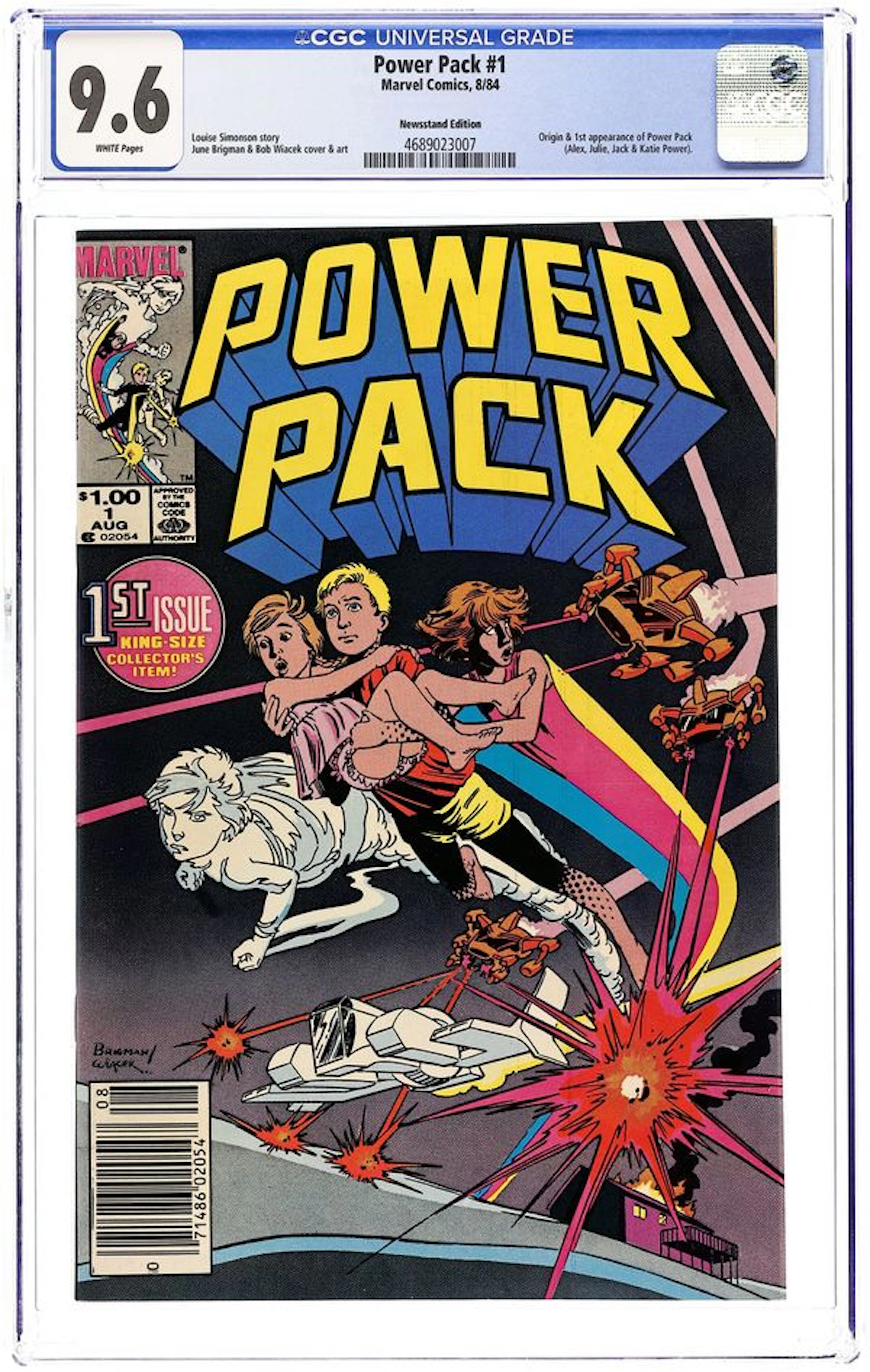 Power Pack (1984 1st Series) 1N CGC 9.6