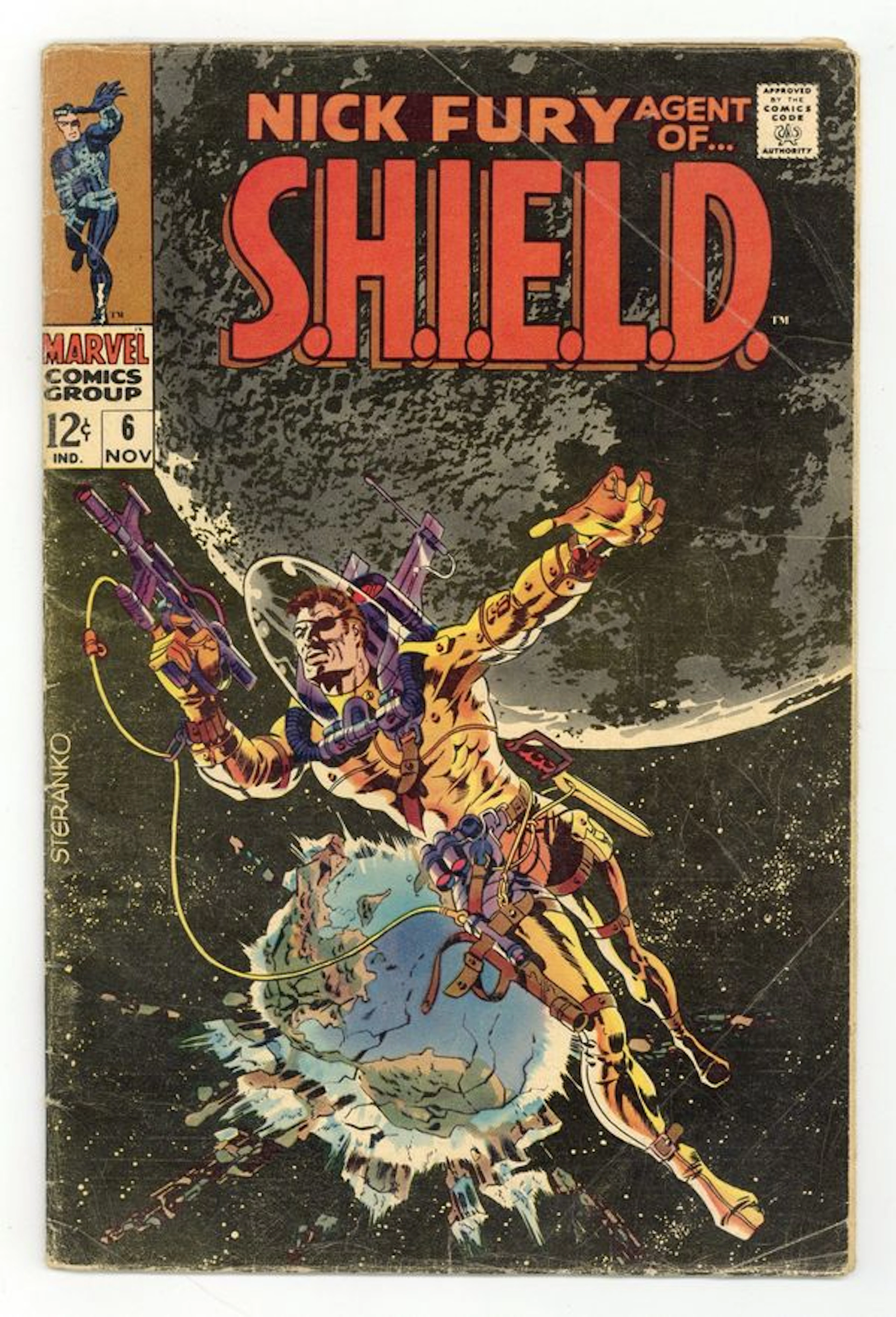Nick Fury Agent of SHIELD (1968 1st Series) 6 GD 2.0
