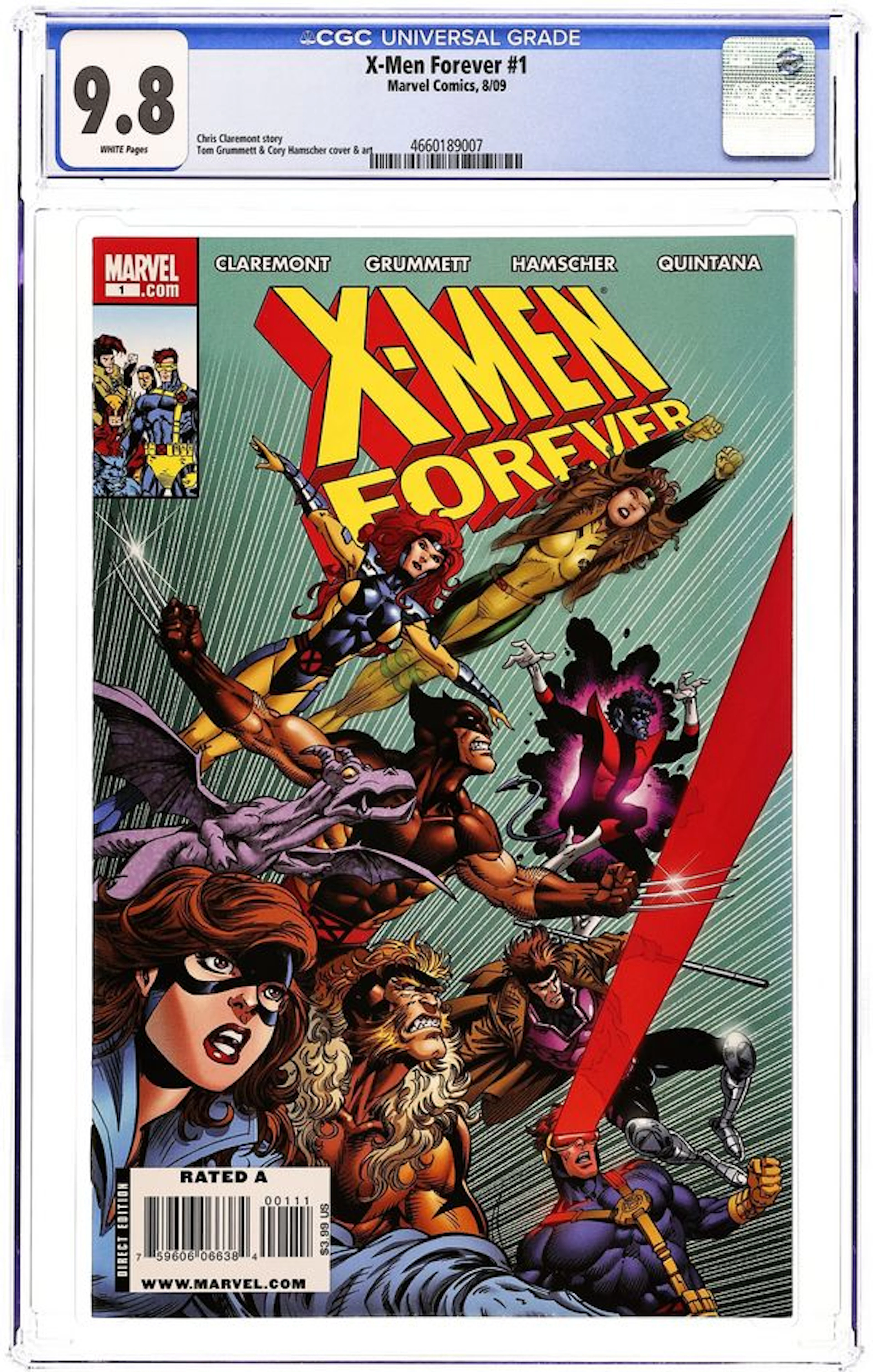 X-Men Forever (2009 2nd Series) 1 CGC 9.8