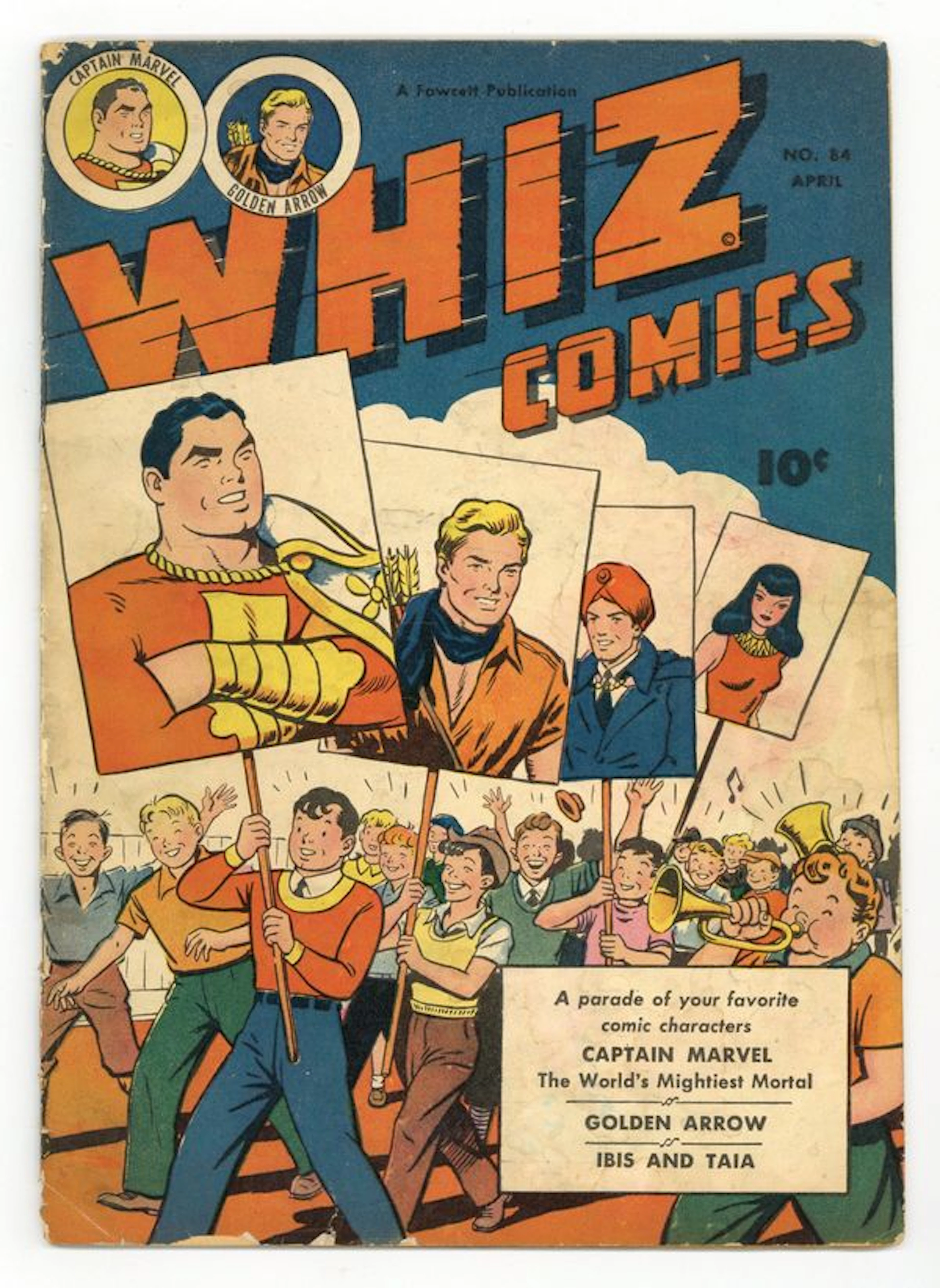 Whiz Comics (1940 Fawcett) 84 GD+ 2.5