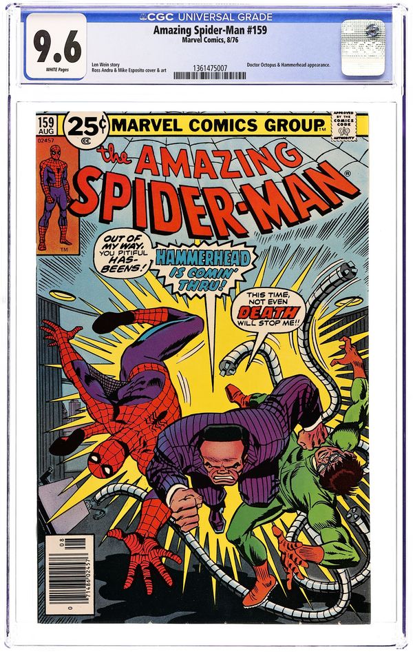 Amazing Spider-Man (1963 1st Series) 159 CGC 9.6