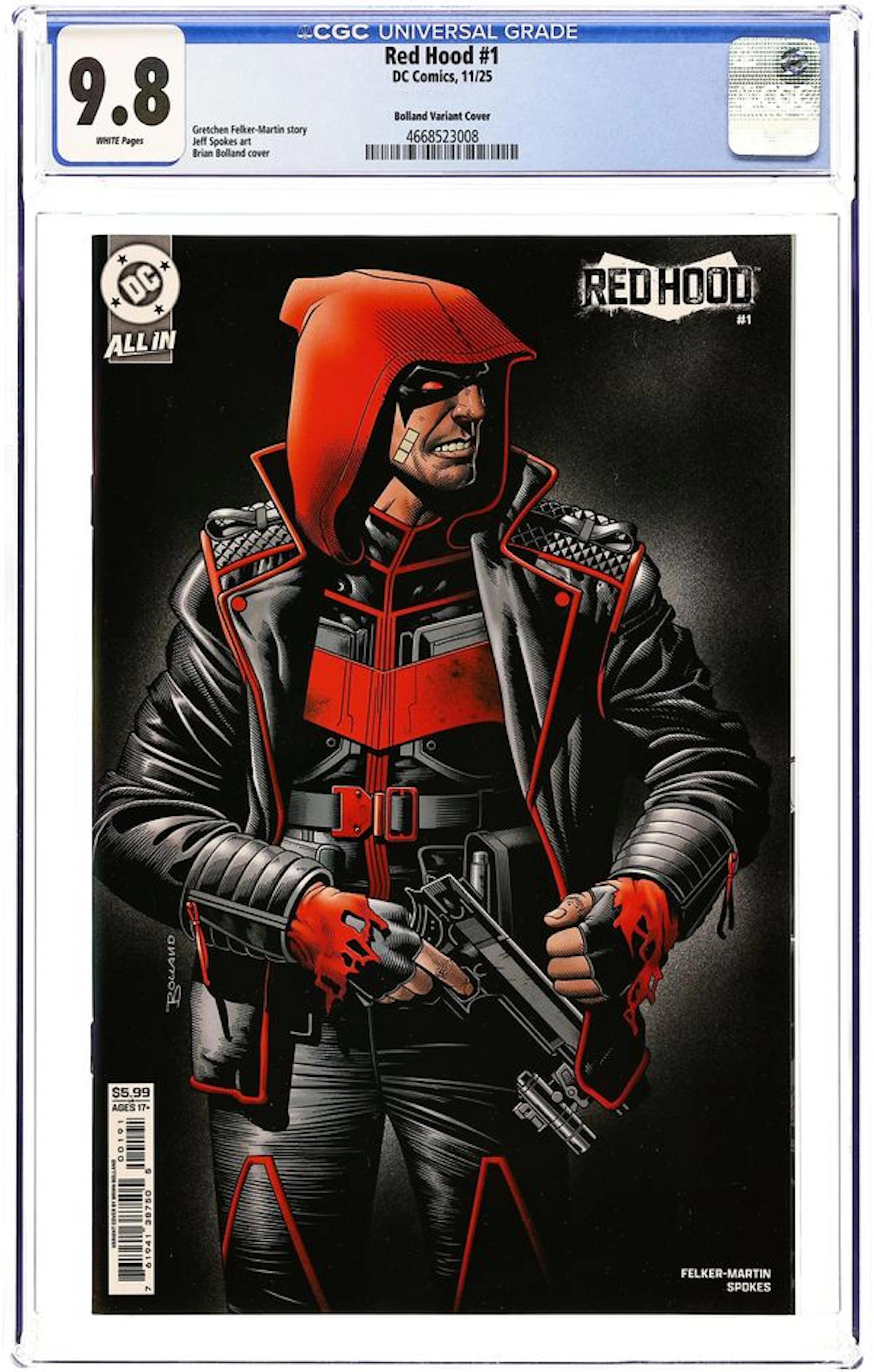 Red Hood (2025 DC) 1D CGC 9.8