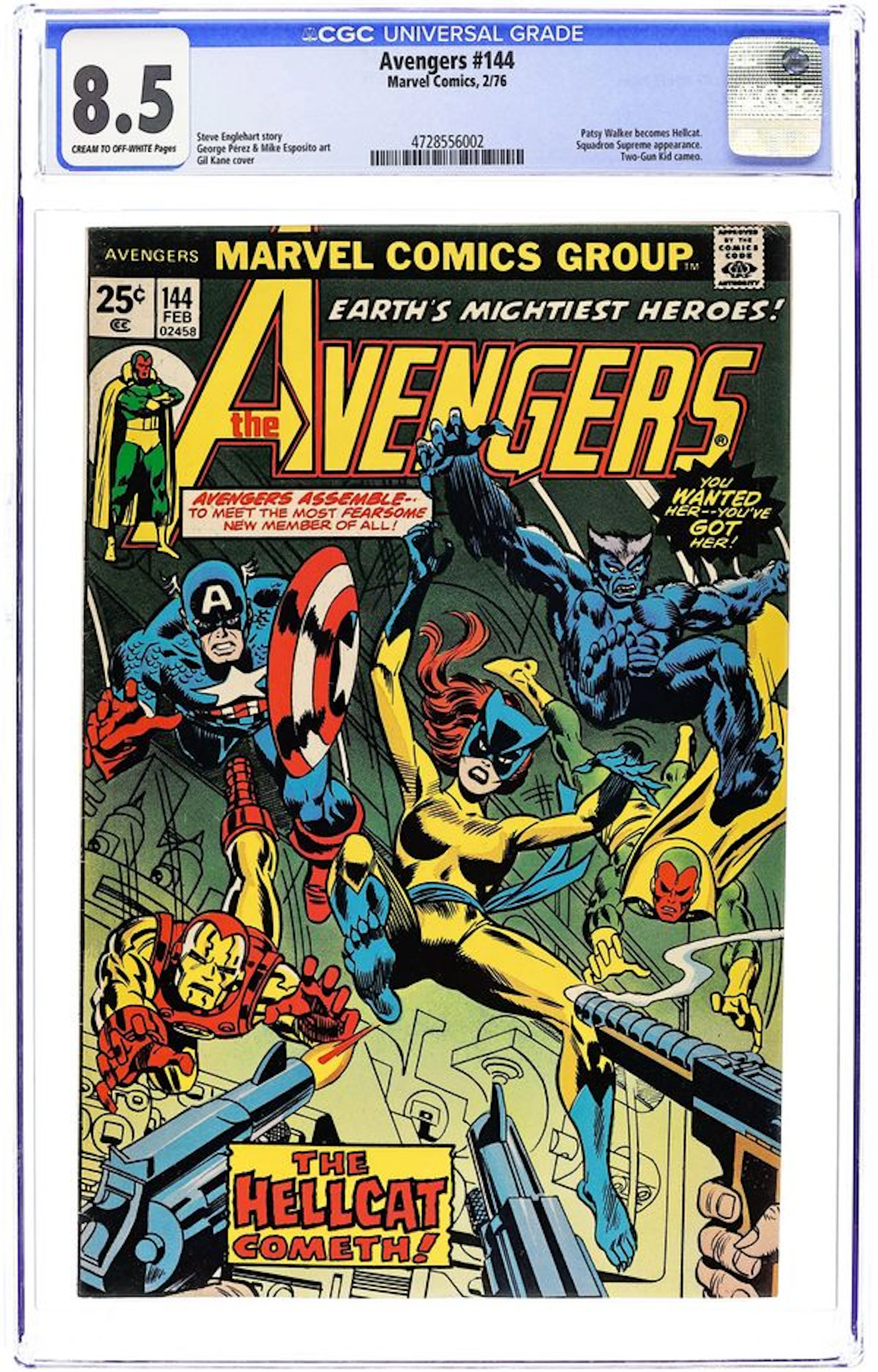 Avengers (1963 1st Series) 144 CGC 8.5