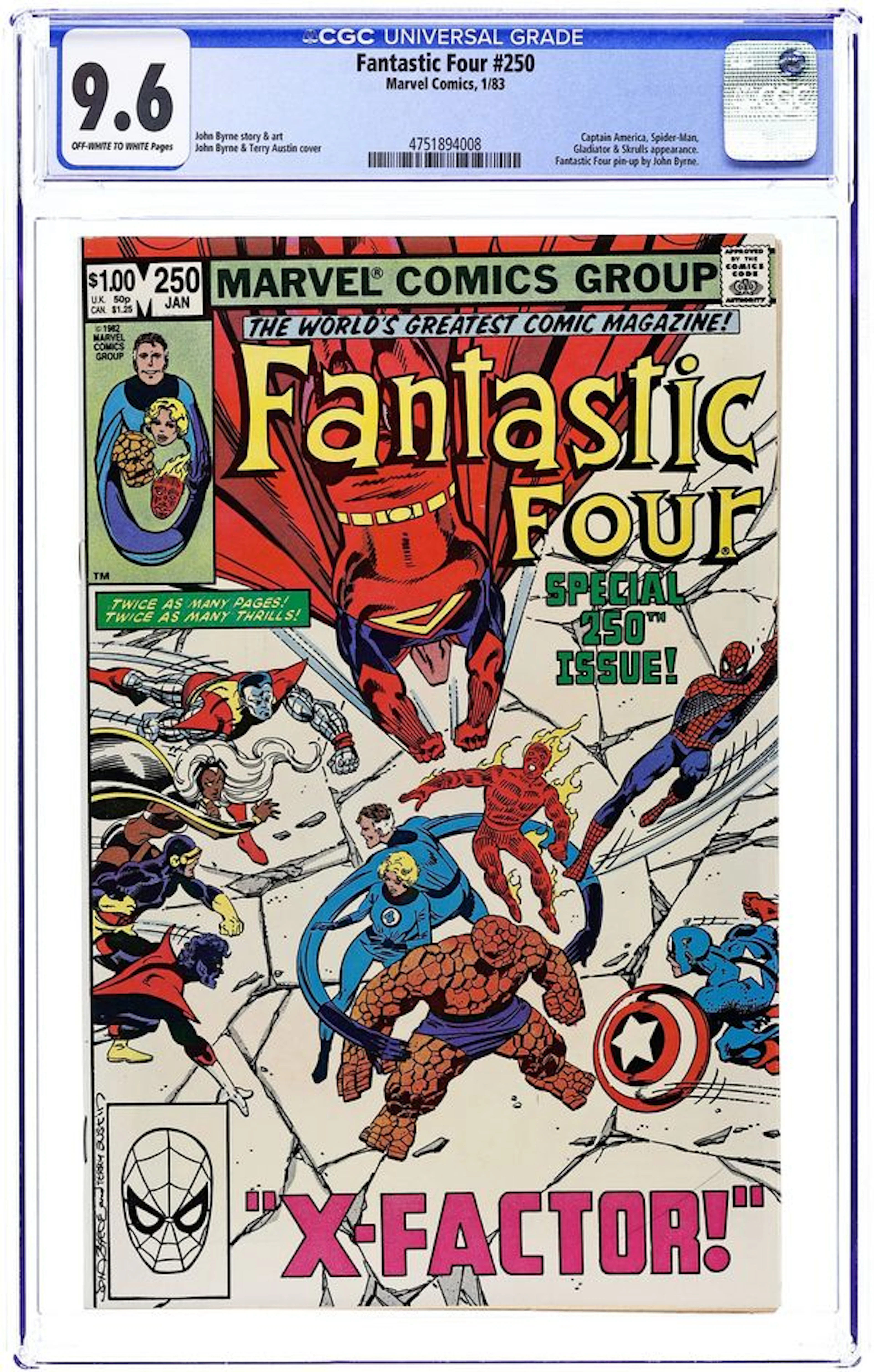 Fantastic Four (1961 1st Series) 250 CGC 9.6