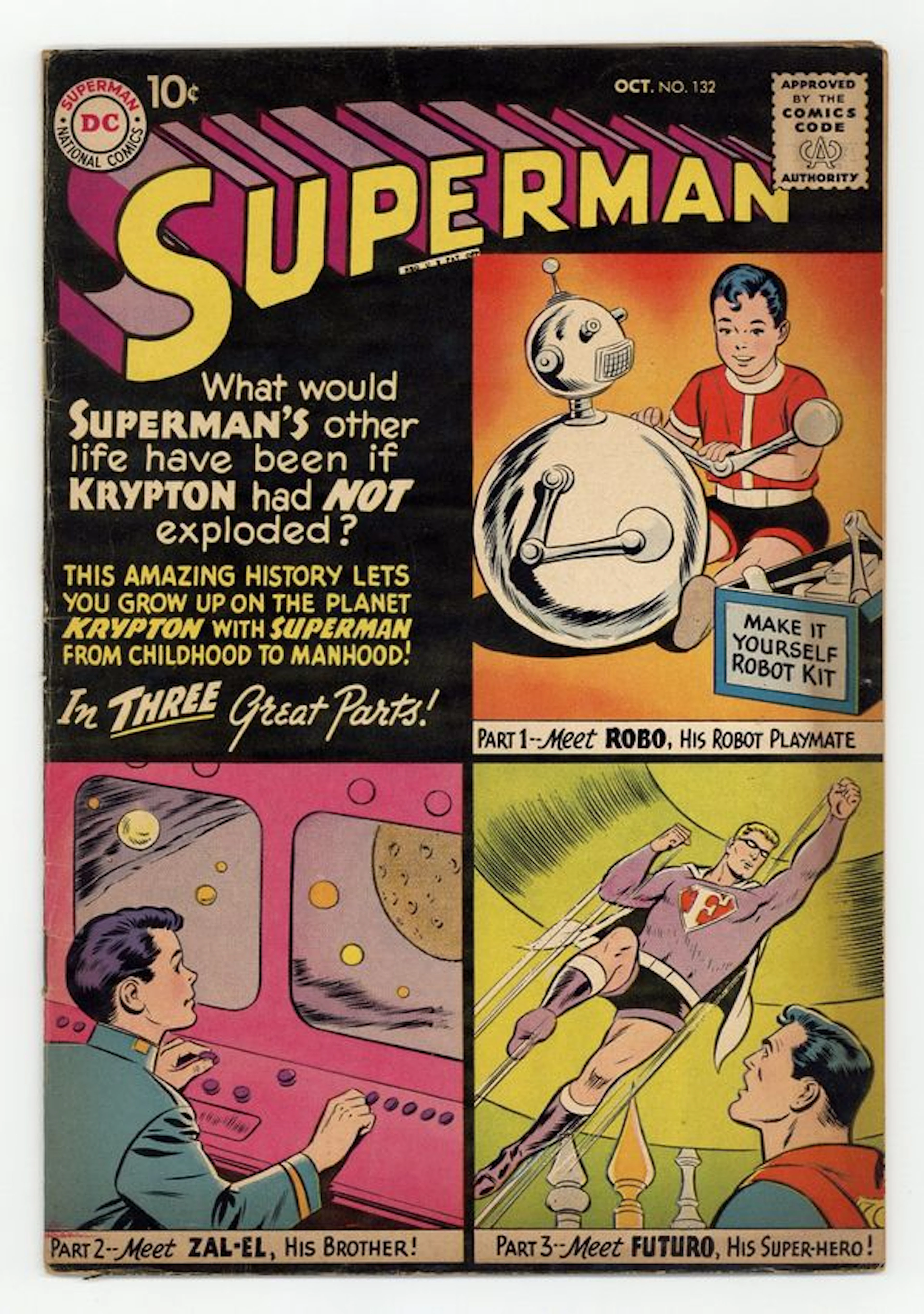 Superman (1939 1st Series) 132 GD/VG 3.0