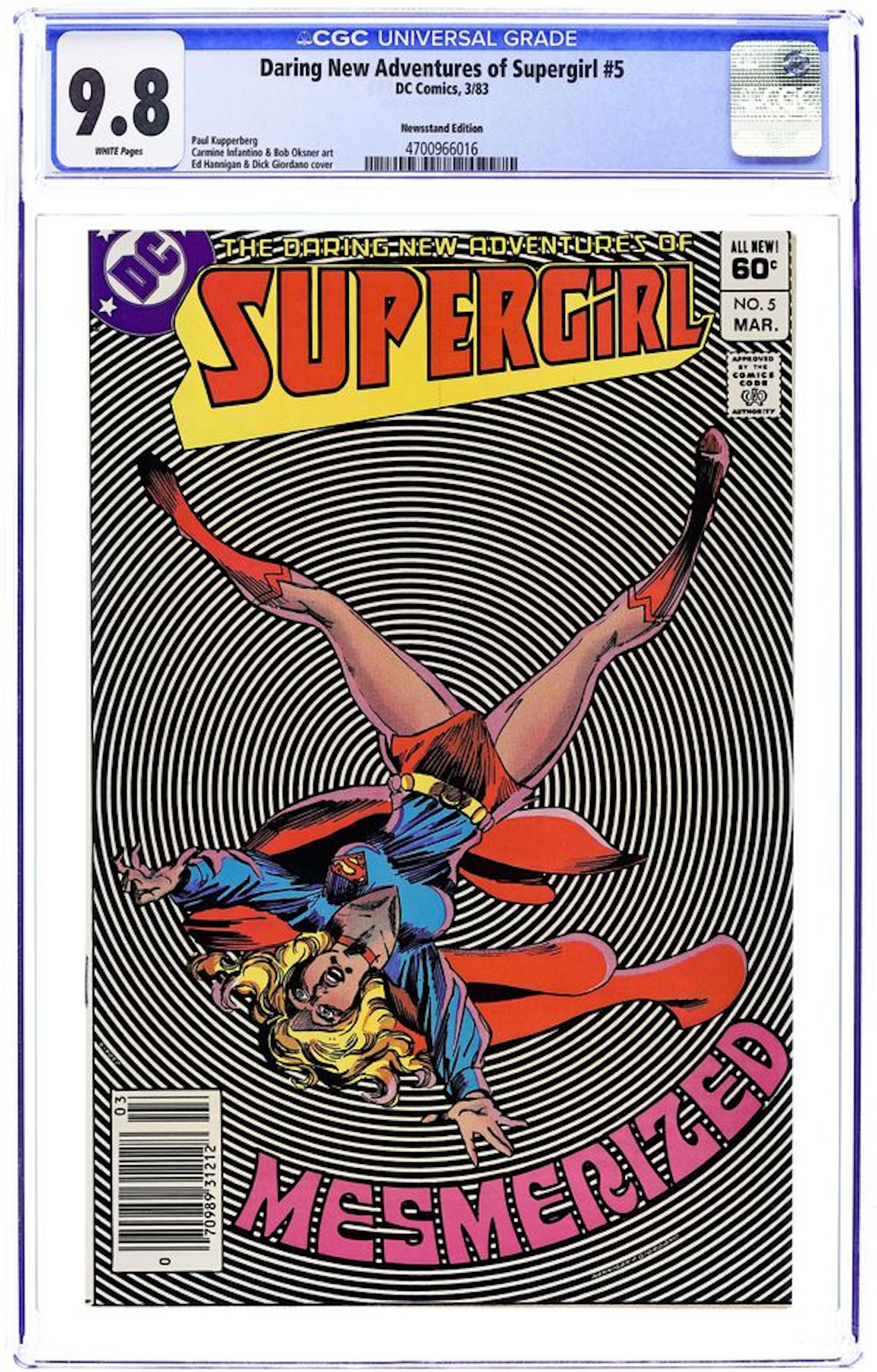 Supergirl (1982 2nd Series) 5N CGC 9.8