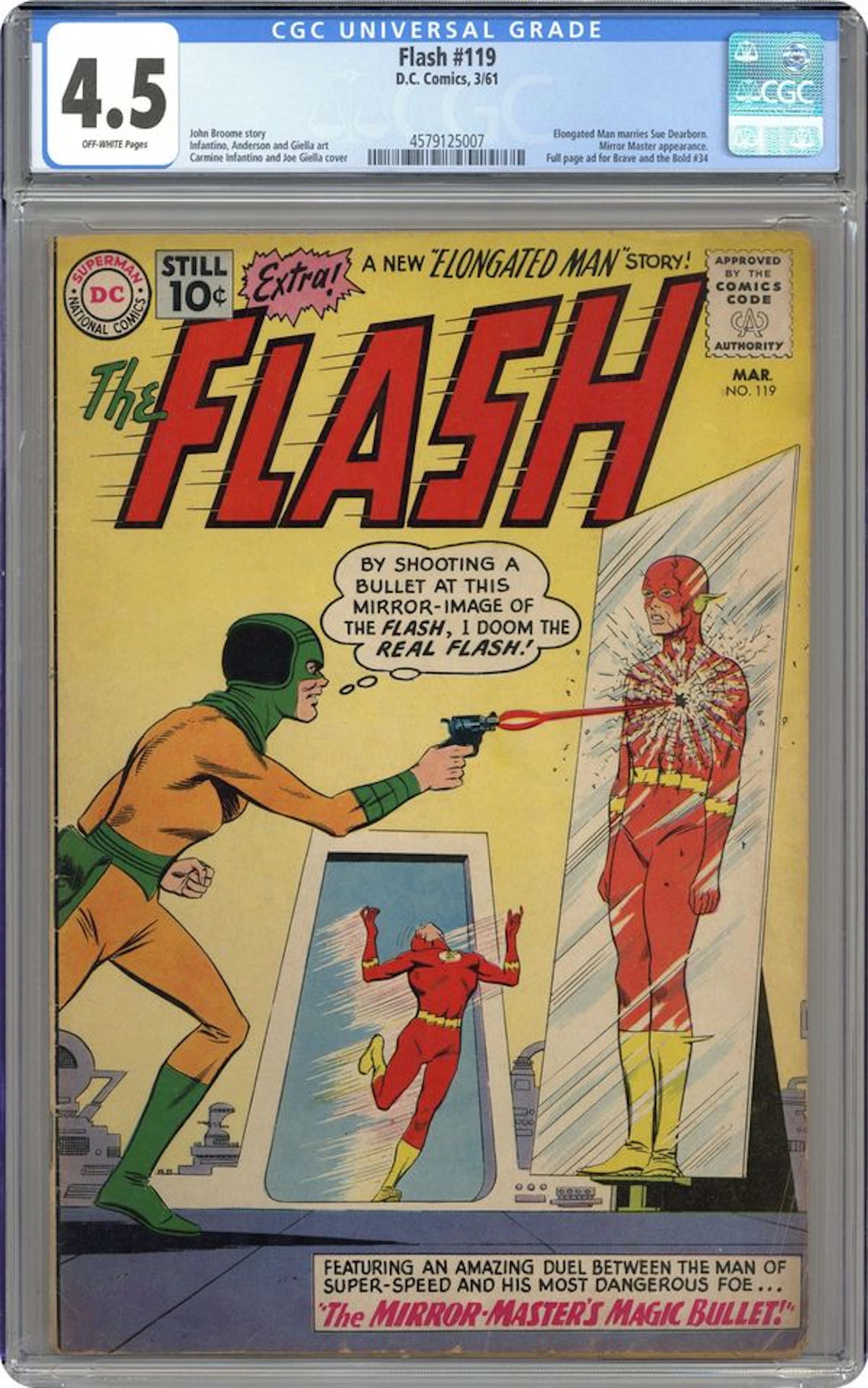 Flash (1959 1st Series DC) 119 CGC 4.5
