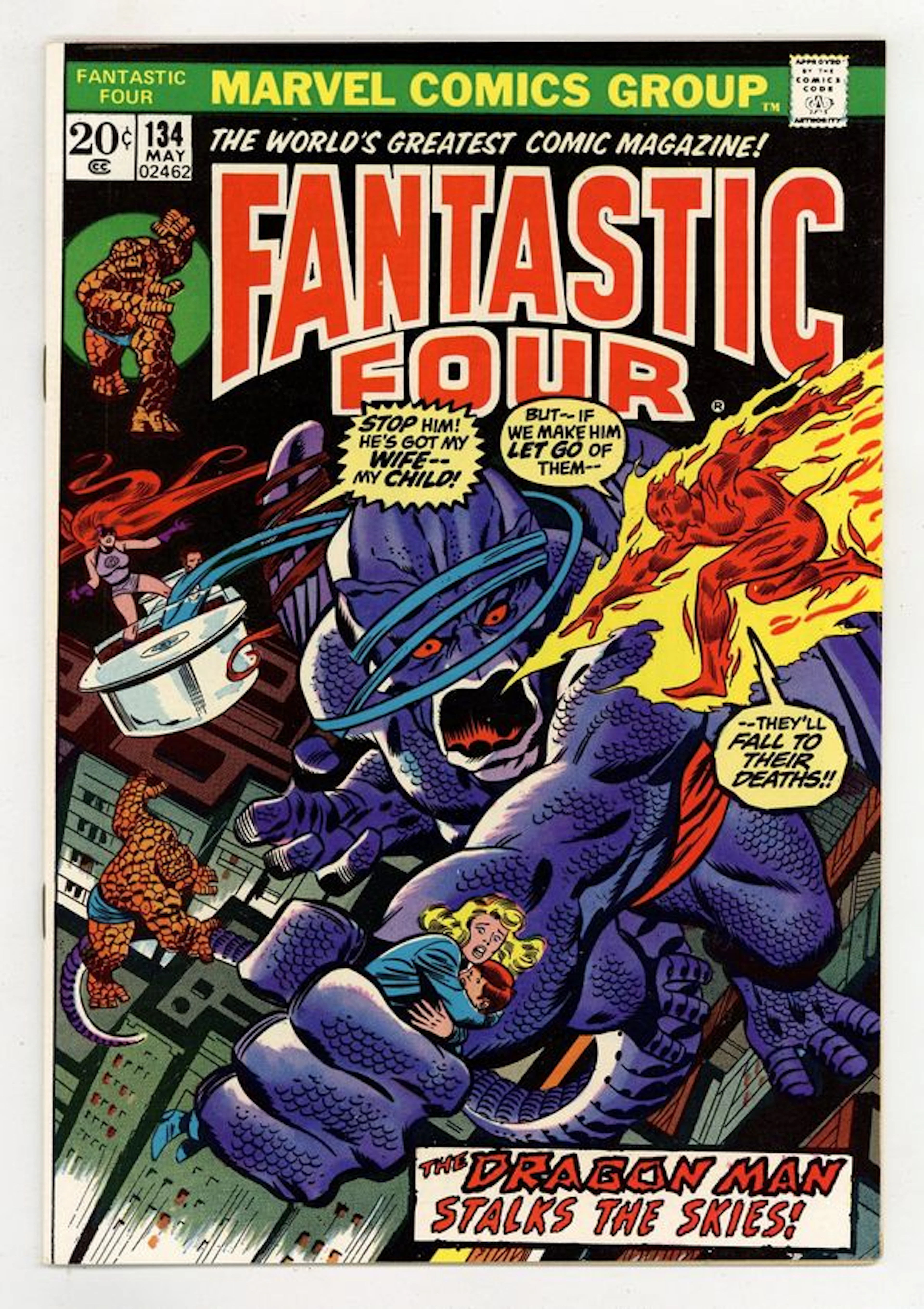 Fantastic Four (1961 1st Series) 134 VF- 7.5