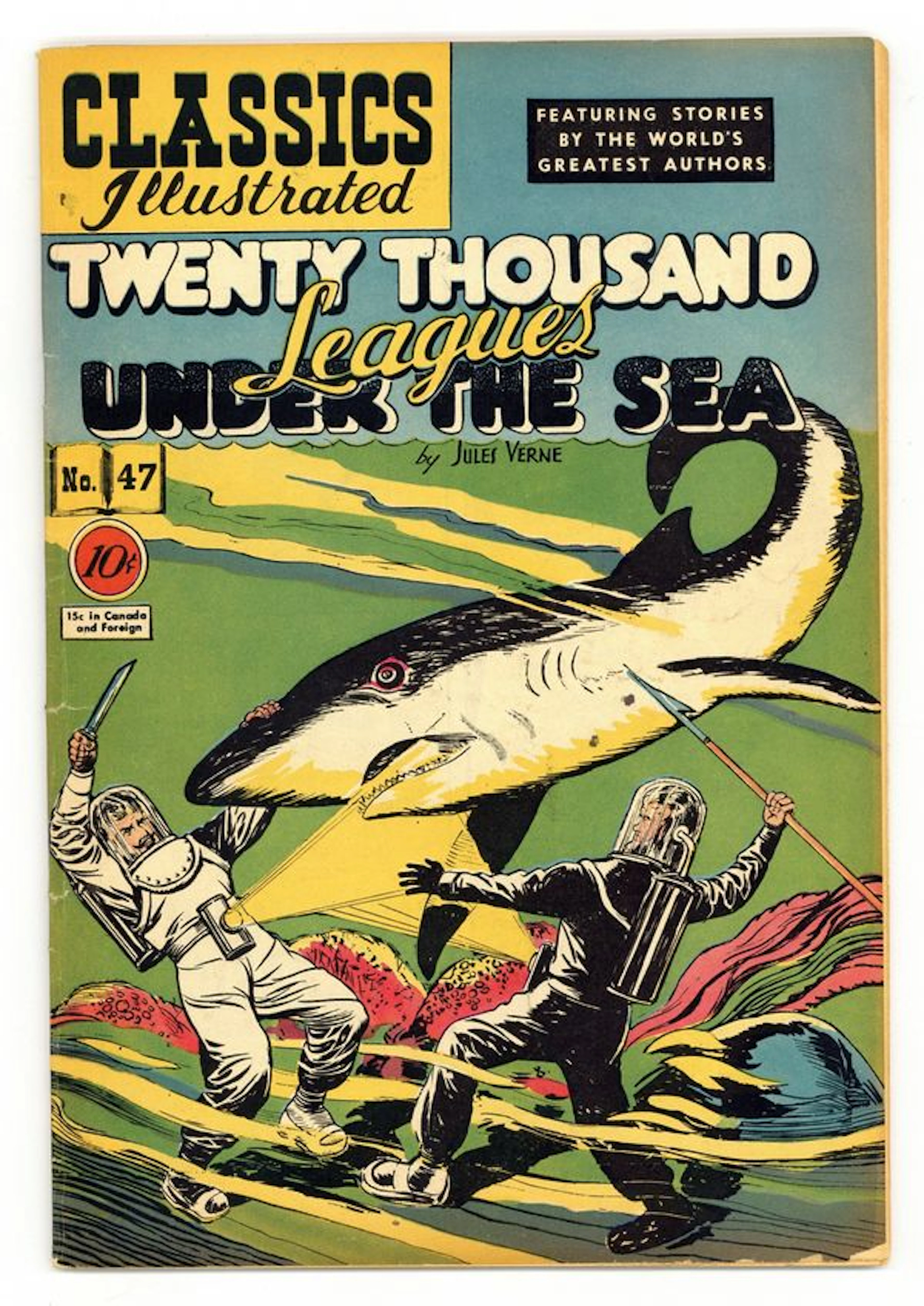 Classics Illustrated 047 20,000 Leagues Under the Sea (1948) 1 VG+ 4.5