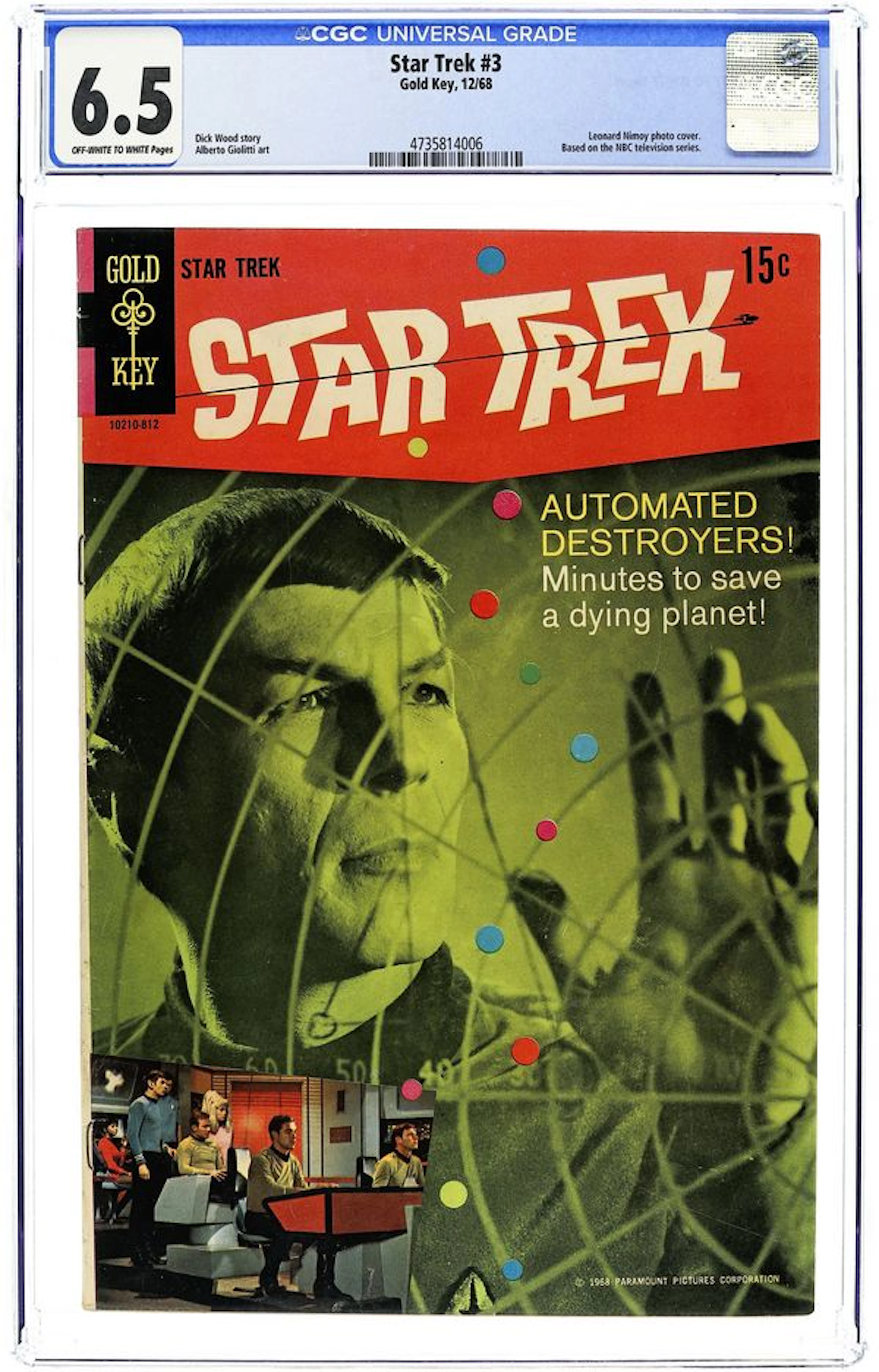 Star Trek (1967 Gold Key) 3A CGC 6.5