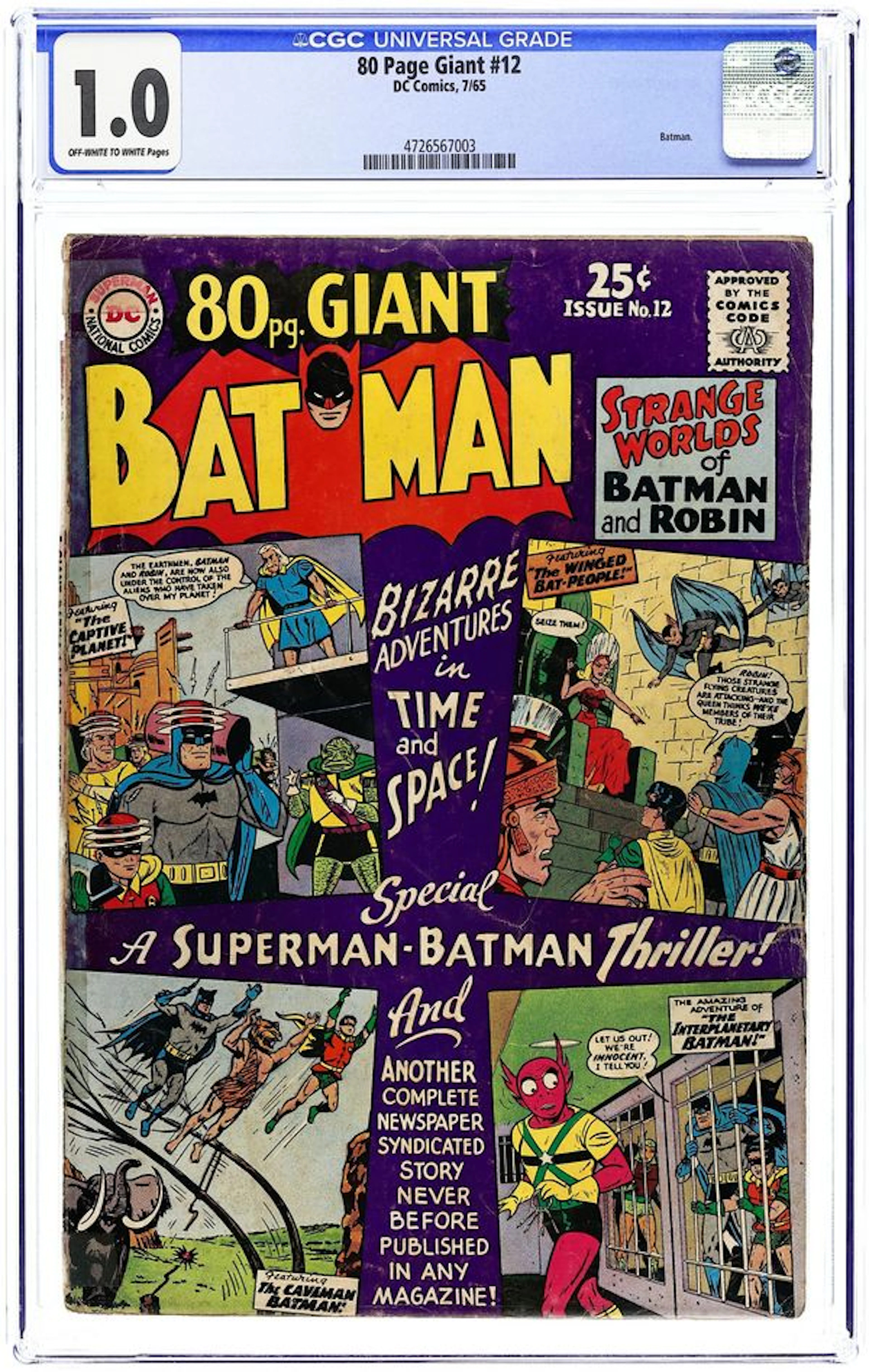 Eighty Page Giant (1964) 12 CGC 1.0