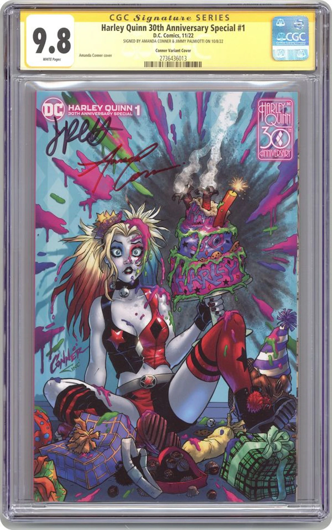 Harley Quinn 30th Anniversary Special (2022 DC) 1J CGC 9.8 SS Conner/Palmiotti